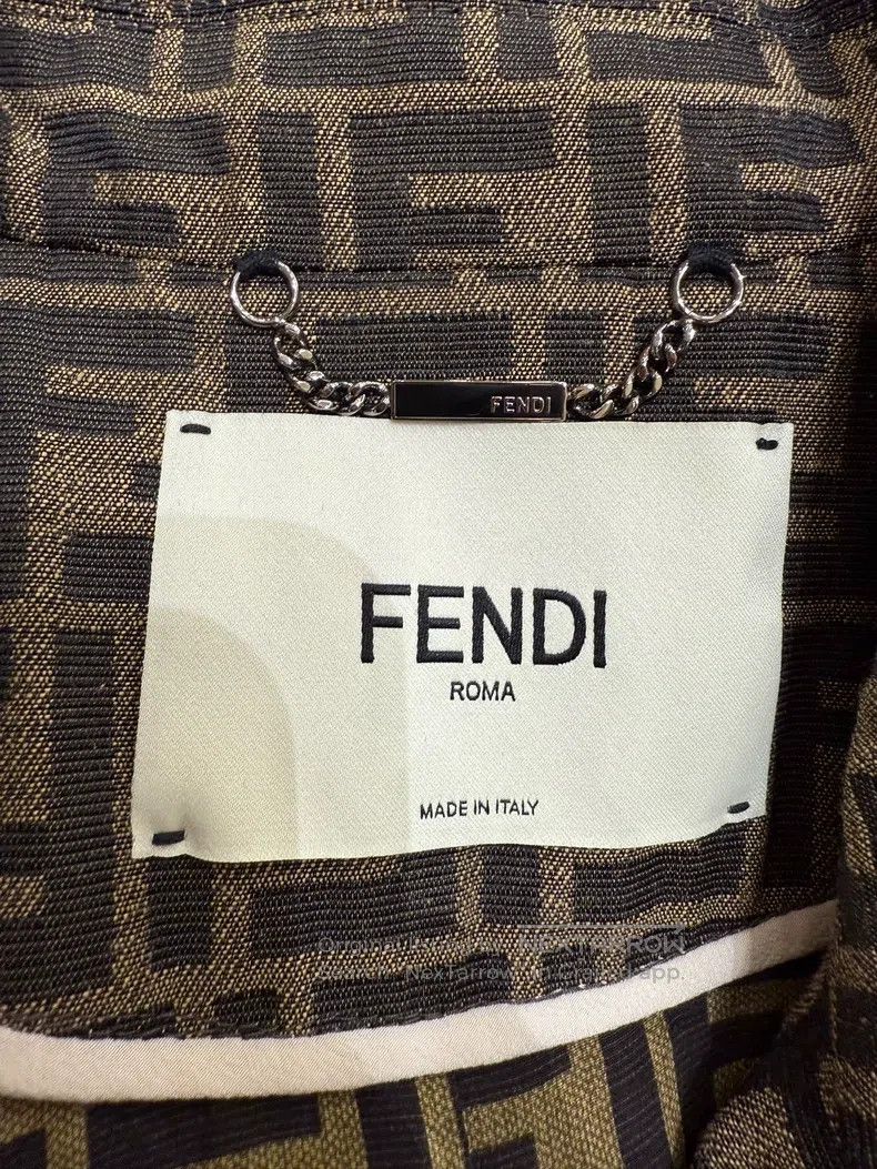 Fendi Fendi Monogrammed trench coat Size XXS / US 00 / IT 34 - 4 Thumbnail