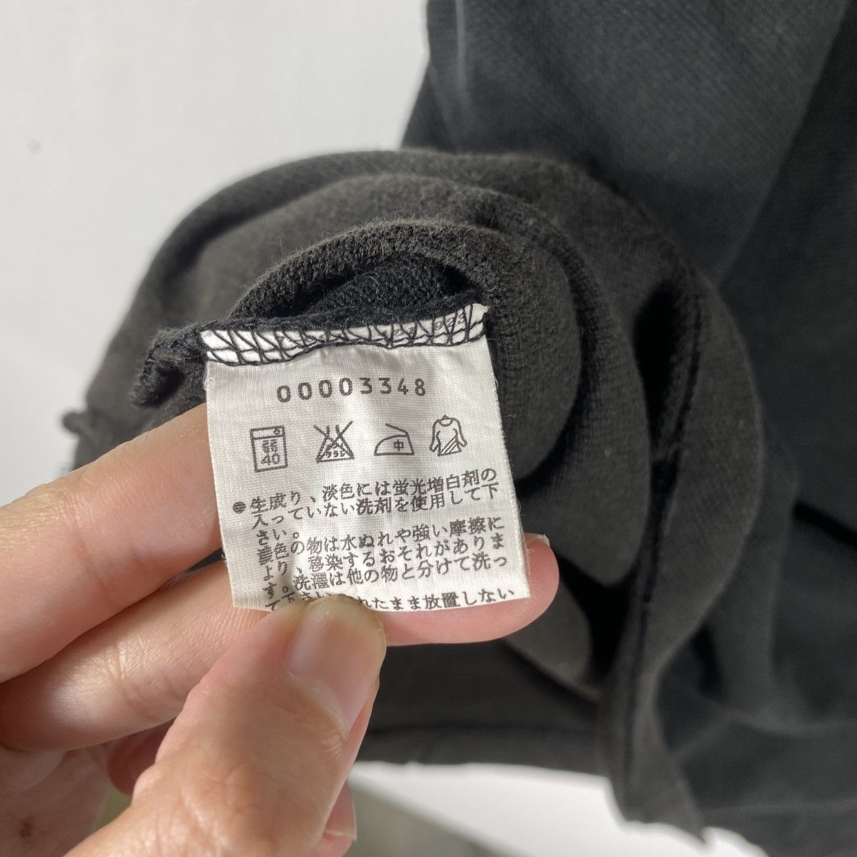 agnes b. Vintage 90's AGNES B. Homme Paris Black Ss Tee Shirt Size US S / EU 44-46 / 1 - 7 Thumbnail
