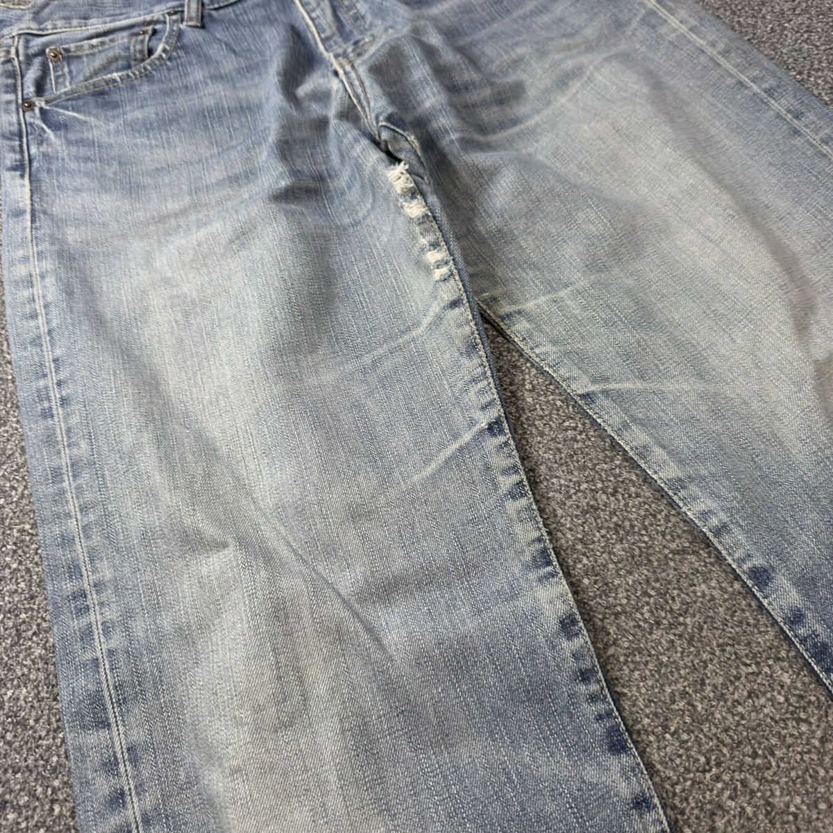 Undercover Vintage 90s S003 Uniqlo Faded Aging Denim Jeans Size US 35 - 4 Thumbnail