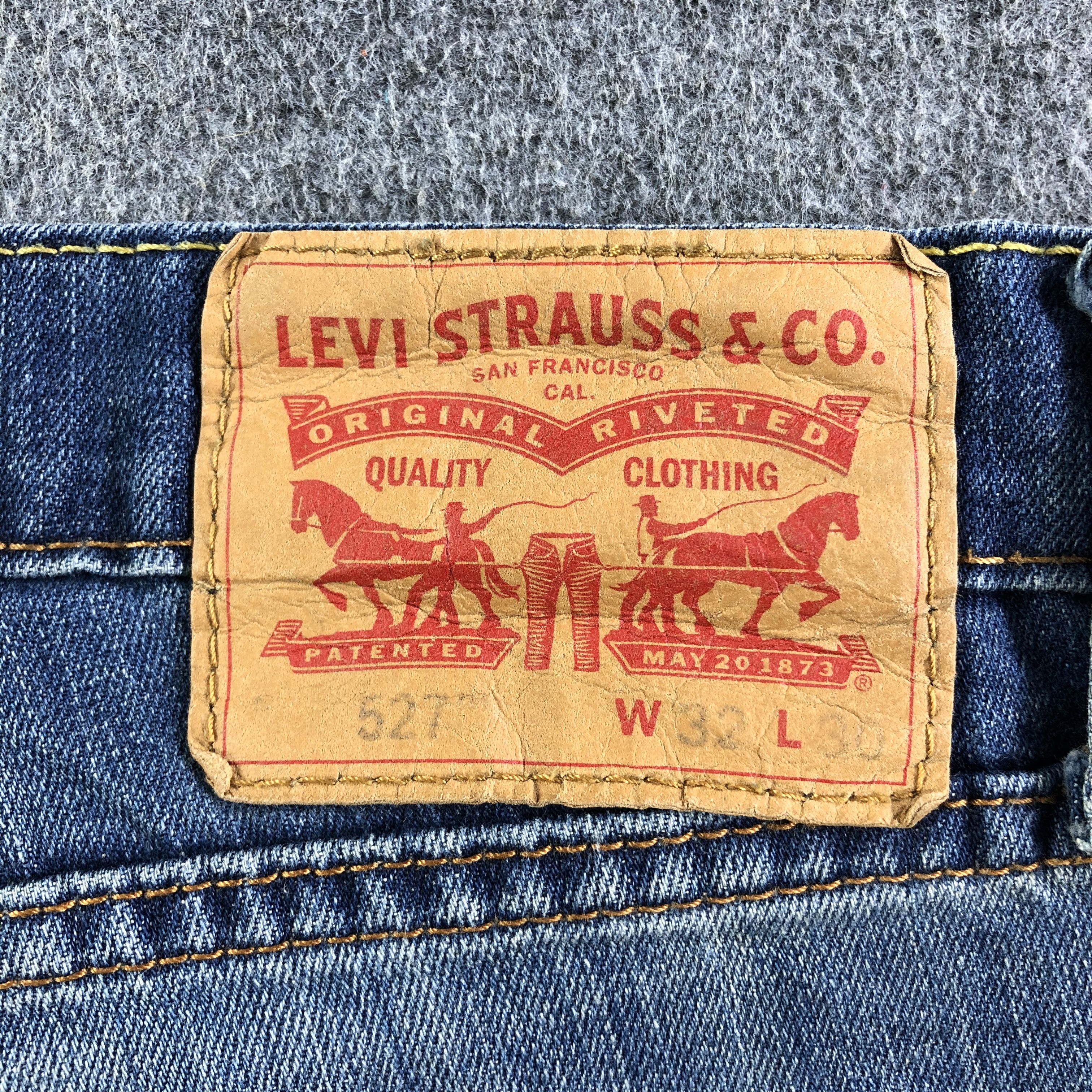 Levi's Vintage Blue Wash Levis 527 Jeans-J4408 Size US 33 - 5 Thumbnail