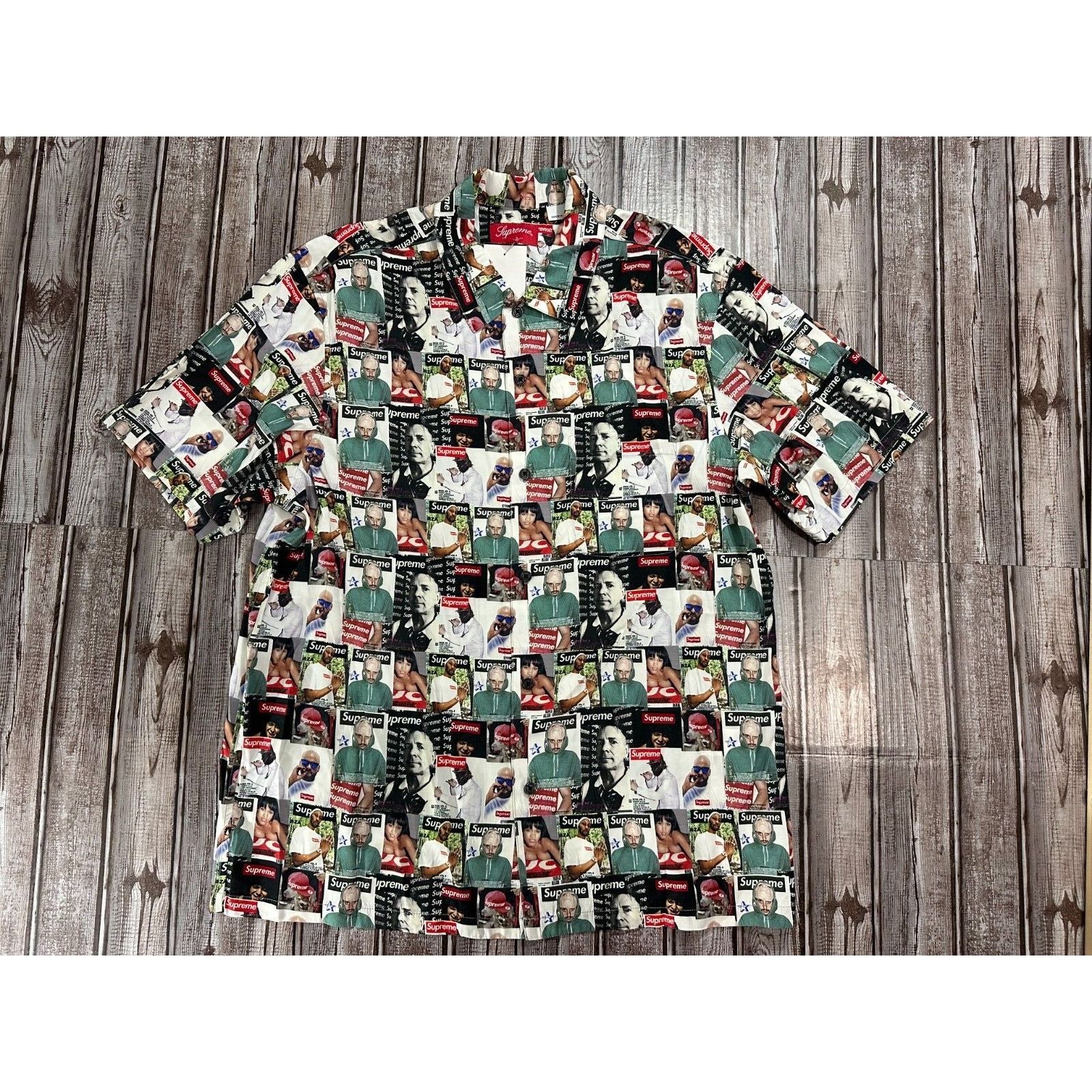 Supreme Supreme Magazine Print S/S Shirt Multicolor Size M NWOT 