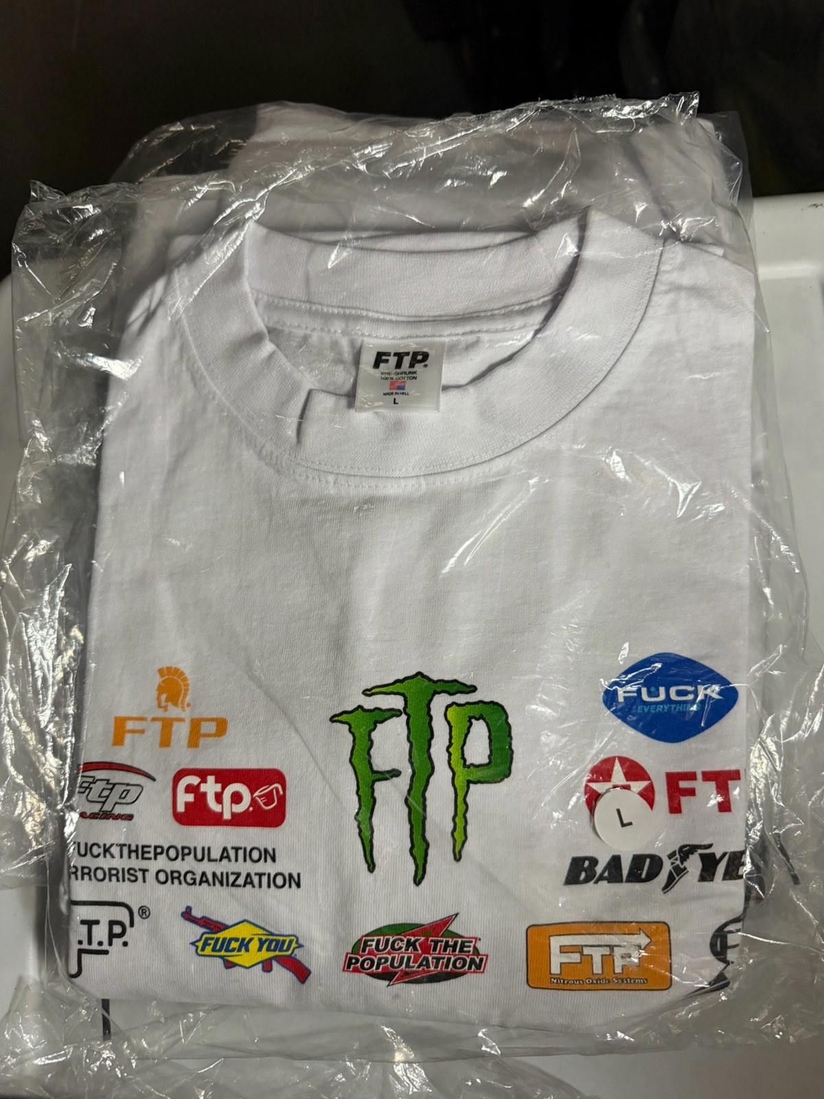 Fuck The Population FTP Pit Crew Nylon Tee Size Large Size US L / EU 52-54 / 3 - 1 Thumbnail
