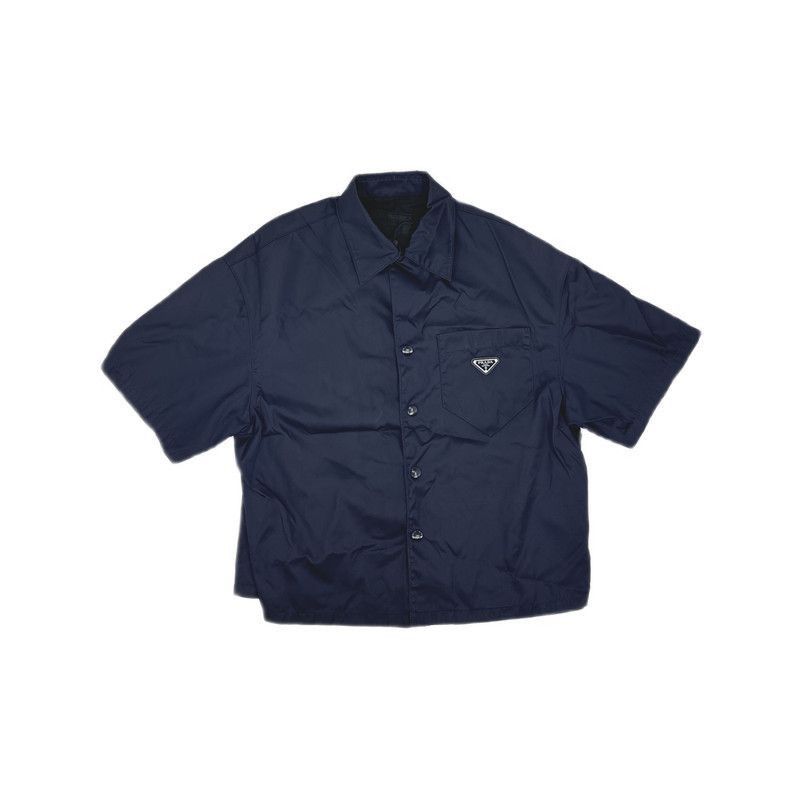 Prada Prada Classic Triangle Logo Short Sleeve Shirt-2506 Size US S / EU 44-46 / 1 - 6 Thumbnail