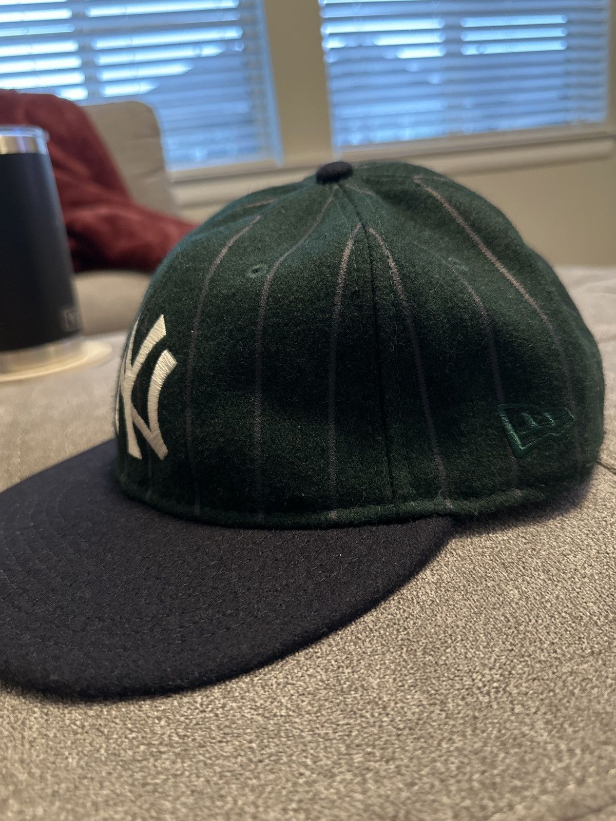 Aime Leon Dore × New Era × New York Yankees Aime Leon Dore X New Era Wool Pinstripe New York Yankee Hat Size ONE SIZE - 3 Thumbnail