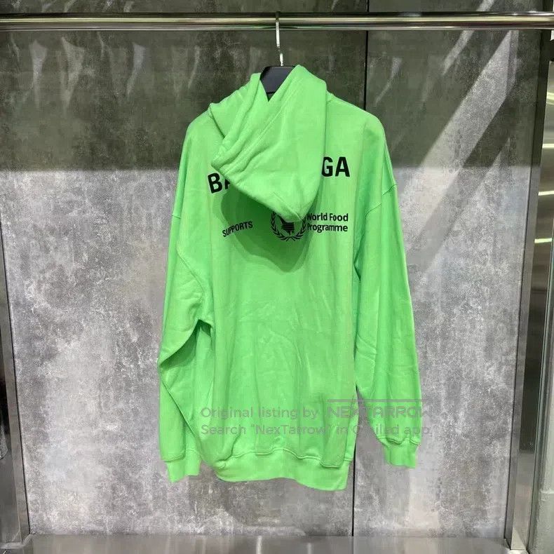 Balenciaga Balenciaga Food Program lettering hoodie Size US XS / EU 42 / 0 - 2 Thumbnail