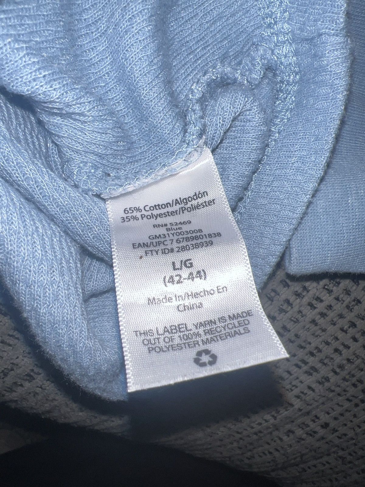 George George Buttoned Collar LS Thermal Tee Size US L / EU 52-54 / 3 - 6 Thumbnail