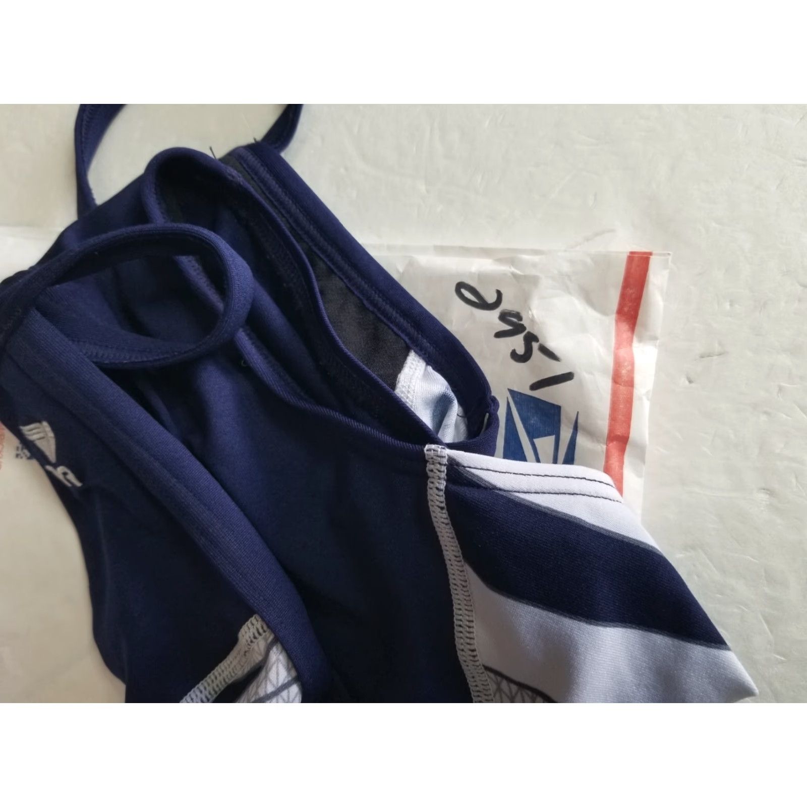 Vintage TYR Swimsuit Girls Navy Blue SIZE XXS 14-16 One Piece Tank Nylon Polyester Spandex Blue Teens 2XS Girls Size ONE SIZE - 6 Thumbnail