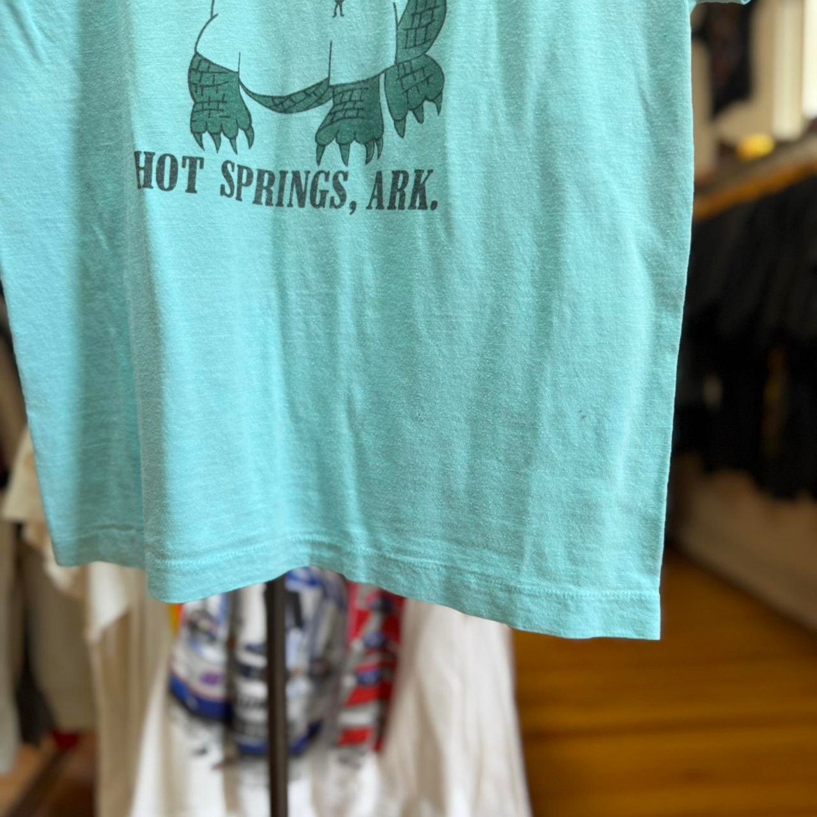 Vintage Vintage 80s Hot Springs Arkansas Crocodile Animal T-Shirt Size US M / EU 48-50 / 2 - 4 Thumbnail
