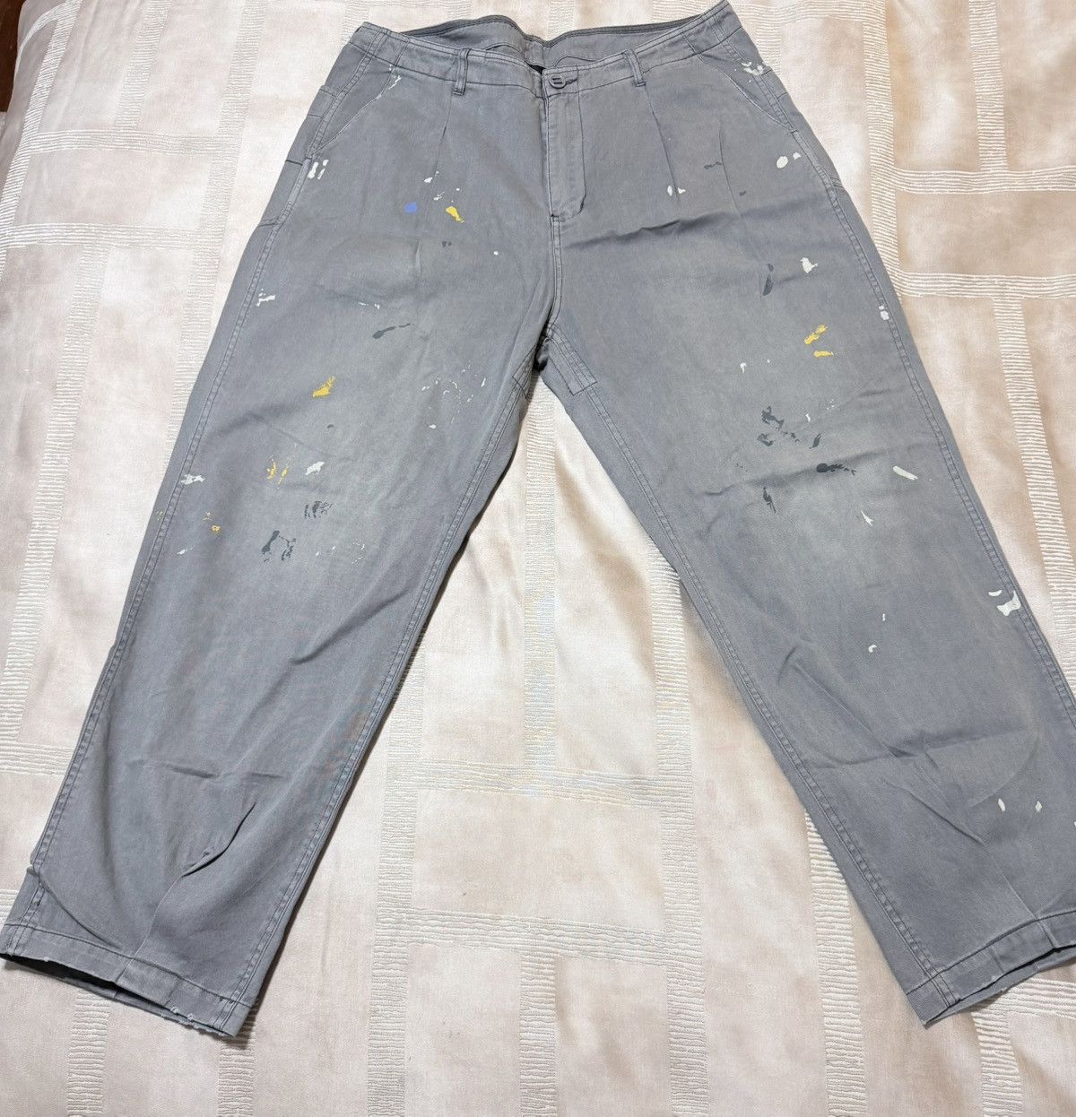Paper Planes NWOT Paper Planes Paper Planes Splatter Tapered Pant Grey Size US 34 / EU 50 - 2 Thumbnail