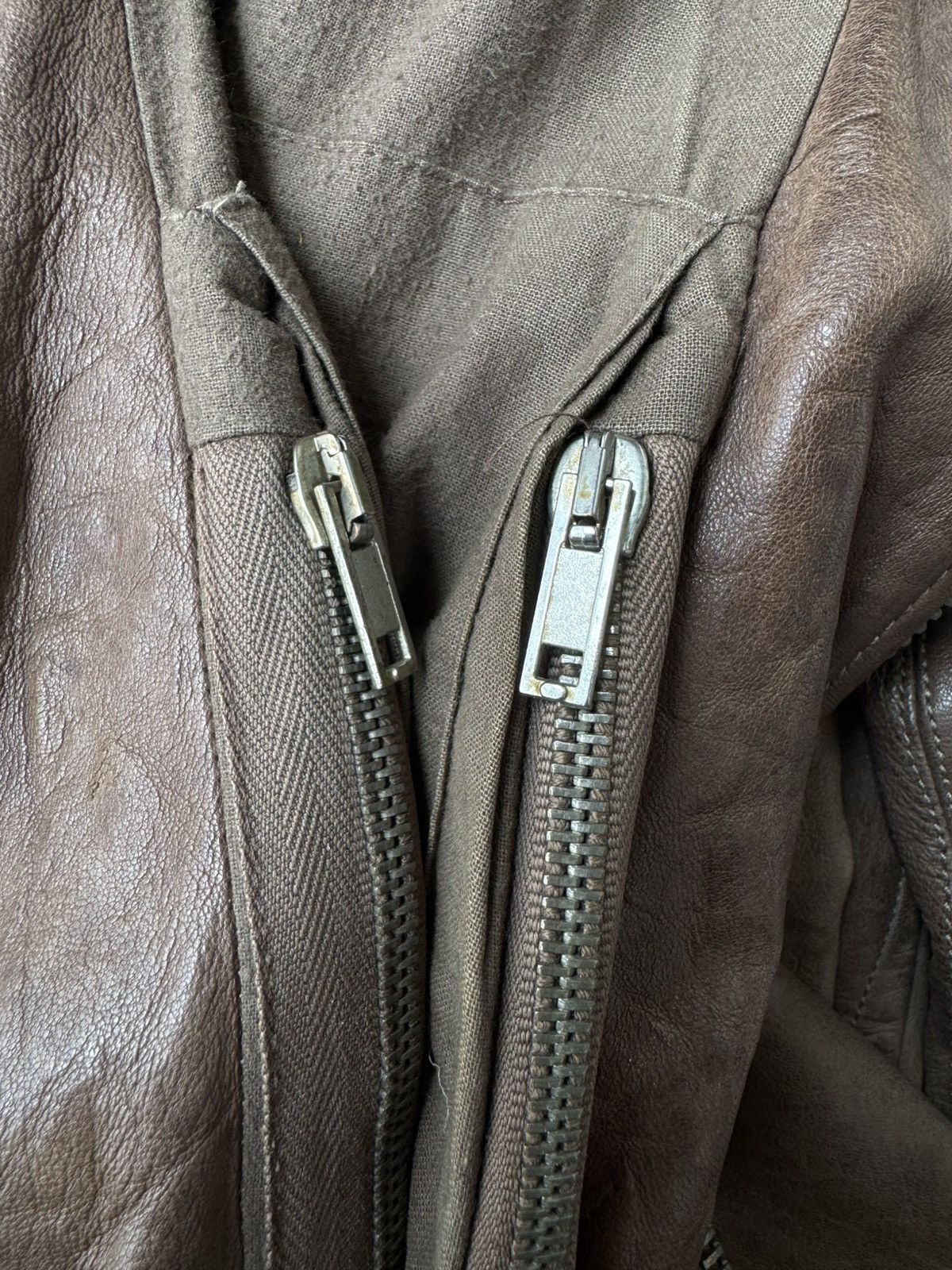 Rick Owens Rick Owens AW07 Hammered Lamb Hooded Leather Jacket Size US L / EU 52-54 / 3 - 15 Thumbnail