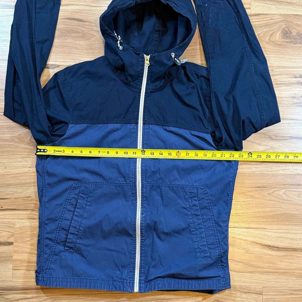 Uniqlo Uniqlo Men’s L Hooded Blue Cotton Zip Jacket Size US L / EU 52-54 / 3 - 5 Thumbnail