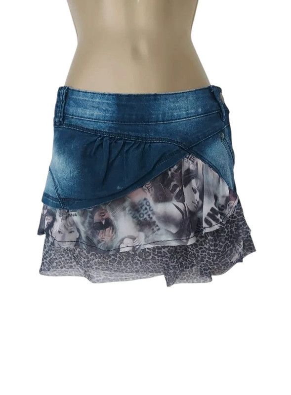 Vintage Vintage mini skirt 27 Size 27" / US 4 / IT 40 - 1 Thumbnail