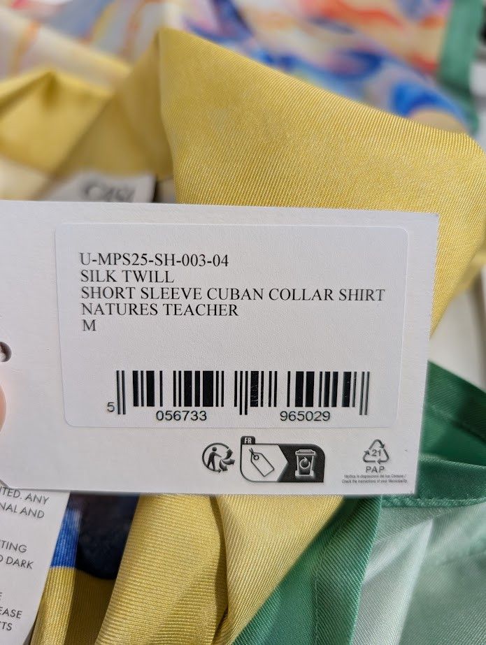 Casablanca o1rshd1 DUP /Silk Twill Short Sleeve Collar Shirt Multicolor Size US M / EU 48-50 / 2 - 17 Thumbnail