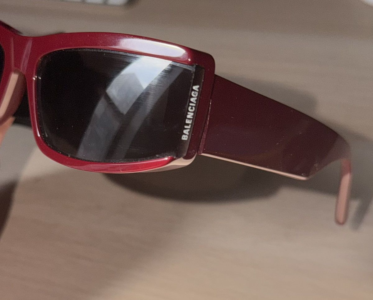 Balenciaga Balenciaga sunglasses in maroon Size ONE SIZE - 2 Thumbnail
