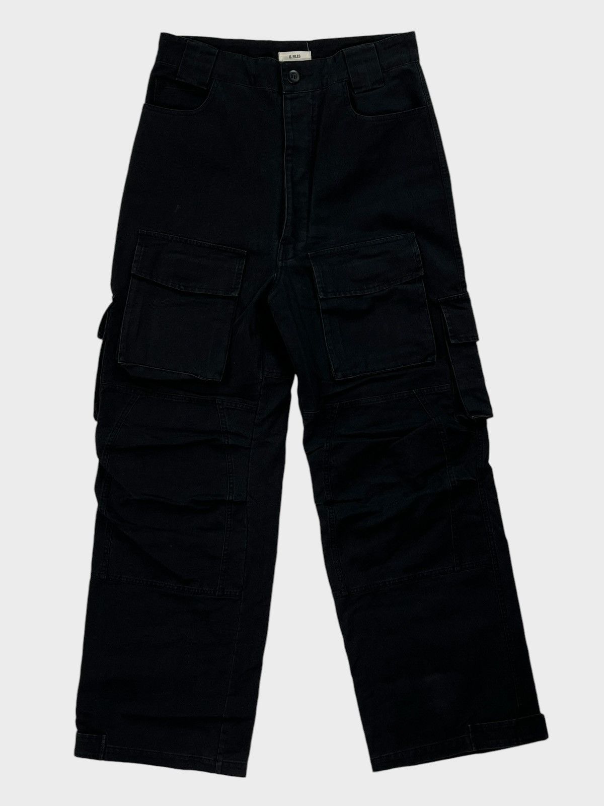 Ojardorf O Files Vintage Black Cargo Pants Size US 30 / EU 46 - 1 Thumbnail