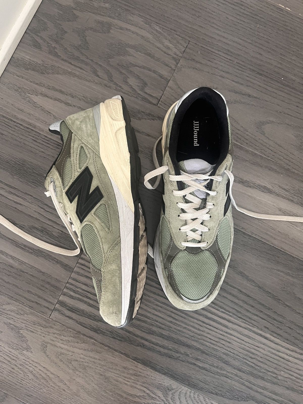 JJJJound × New Balance JJJJound New Balance 990v3 (Olive) Size US 11.5 / EU 44-45 - 5 Thumbnail