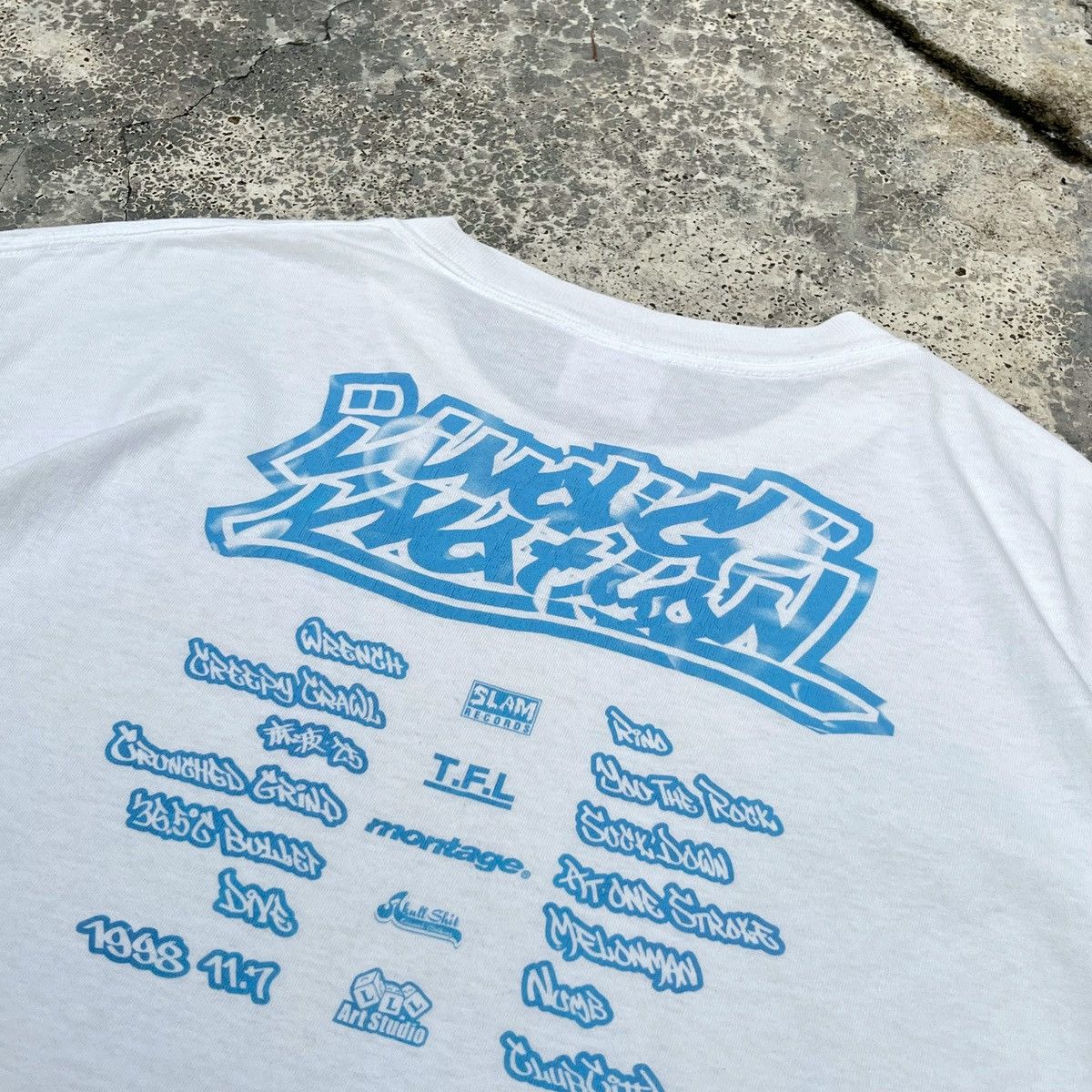 Vintage Vintage 90s Indignation Japanese Hip Hop Tour Slam Records Size US XL / EU 56 / 4 - 6 Thumbnail
