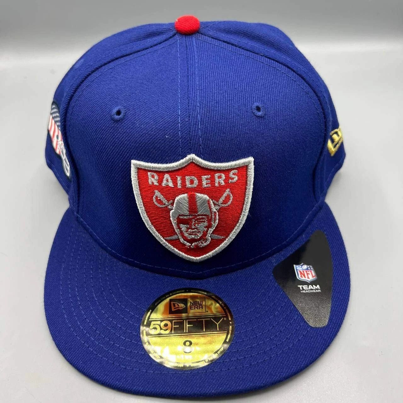 New Era Las Vegas Raiders Hat Men 8 59Fifty New Era NFL Fitted Cap Size ONE SIZE - 1 Thumbnail