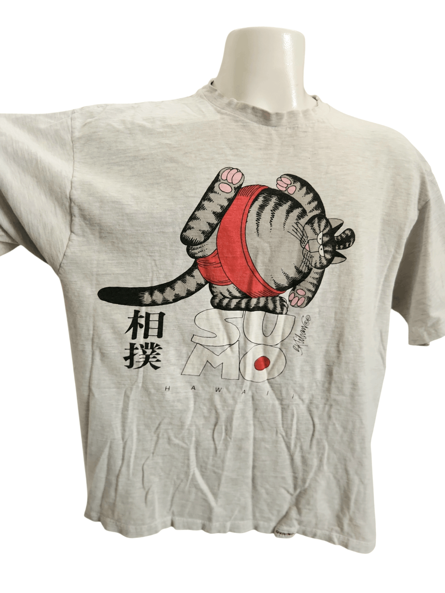 Vintage Vintage Kliban Cat Crazy Shirts Hawaii Single Stitch Samurai Size US XL / EU 56 / 4 - 2 Thumbnail