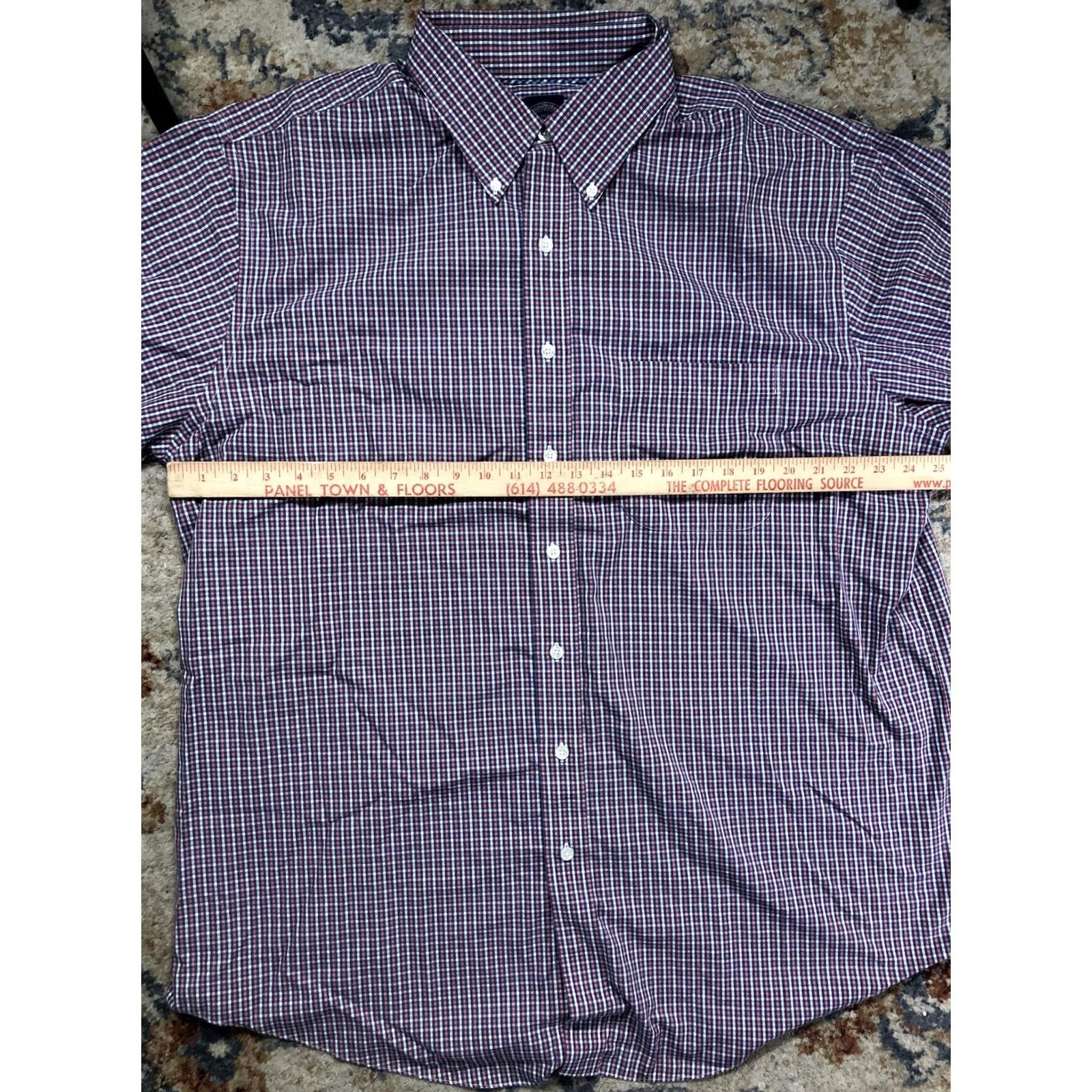 Brooks Brothers Brooks Brothers Shirt Mens 1XLT XL Tall Red Gingham Non Iron Supima Cotton Dress Shirt Button-Down Collar Long Sleeve Barrel Cuff Size US XL / EU 56 / 4 - 6 Thumbnail