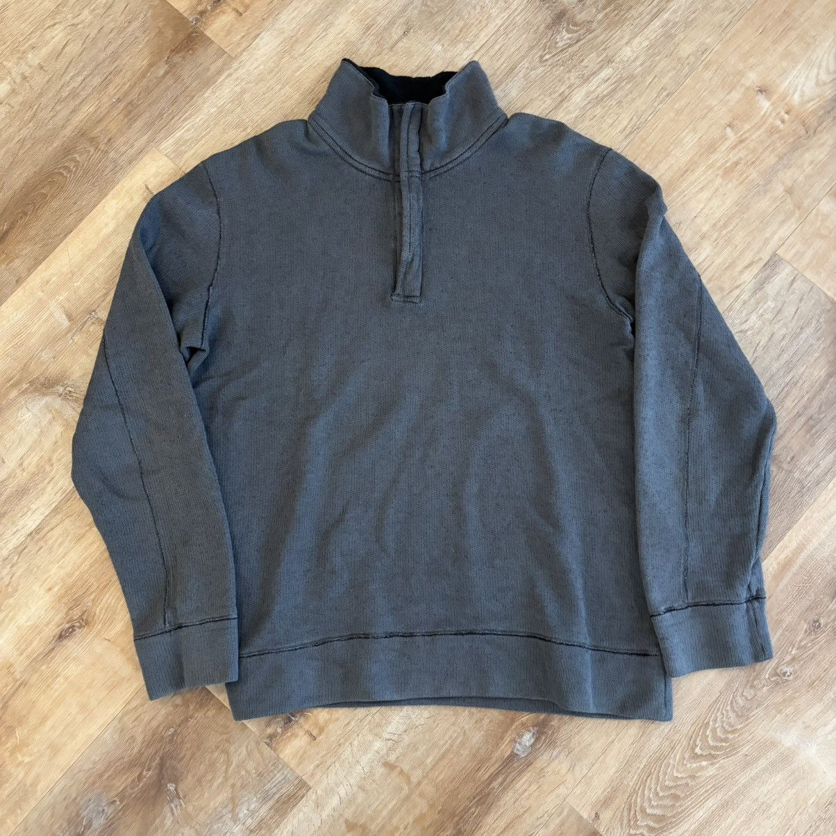 Stone Island Stone Island Grey Knit Quarter Zip Size XL Size US XL / EU 56 / 4 - 1 Thumbnail