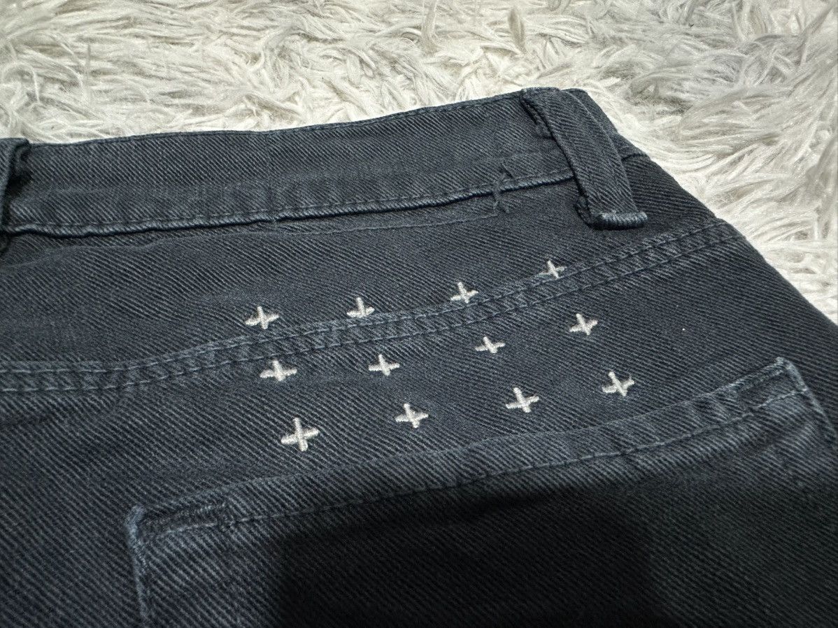 Ksubi 🔥Y2K Ksubi Super Skinny Zip Black Denim Size US 27 - 11 Thumbnail