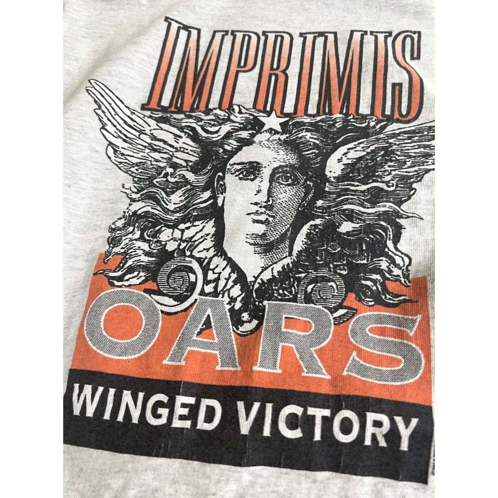 Fruit Of The Loom VINTAGE Fruit of the Loom Crew Short Sleeve T-Shirt Mens XL Gray USA Oars Watermark Imprimis Tee Size US XL / EU 56 / 4 - 5 Thumbnail