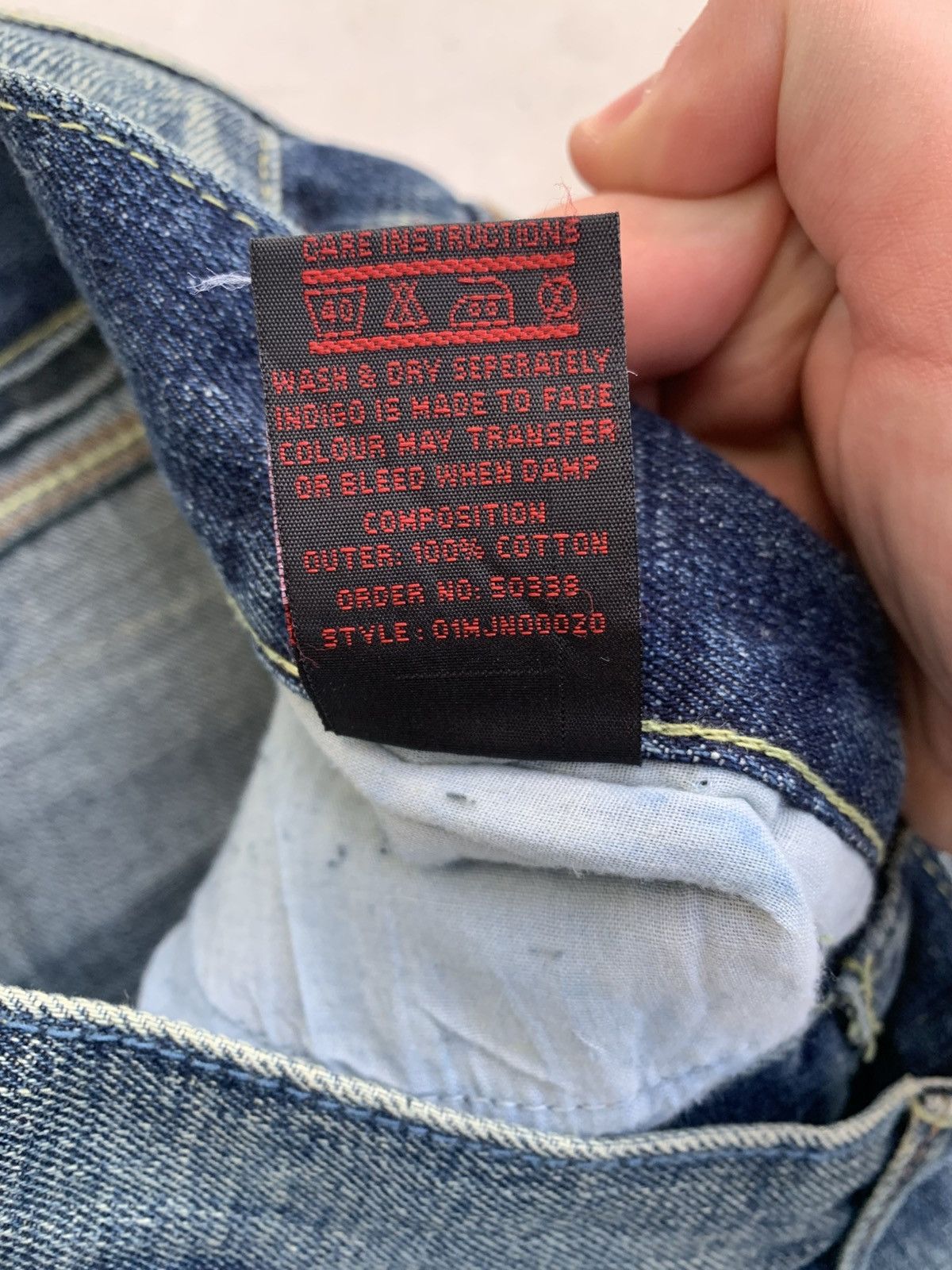 Le Coq Sportif Le Coq Sportif Jeans Vintage Baggy Denim Avantgarde Size US 34 / EU 50 - 8 Thumbnail