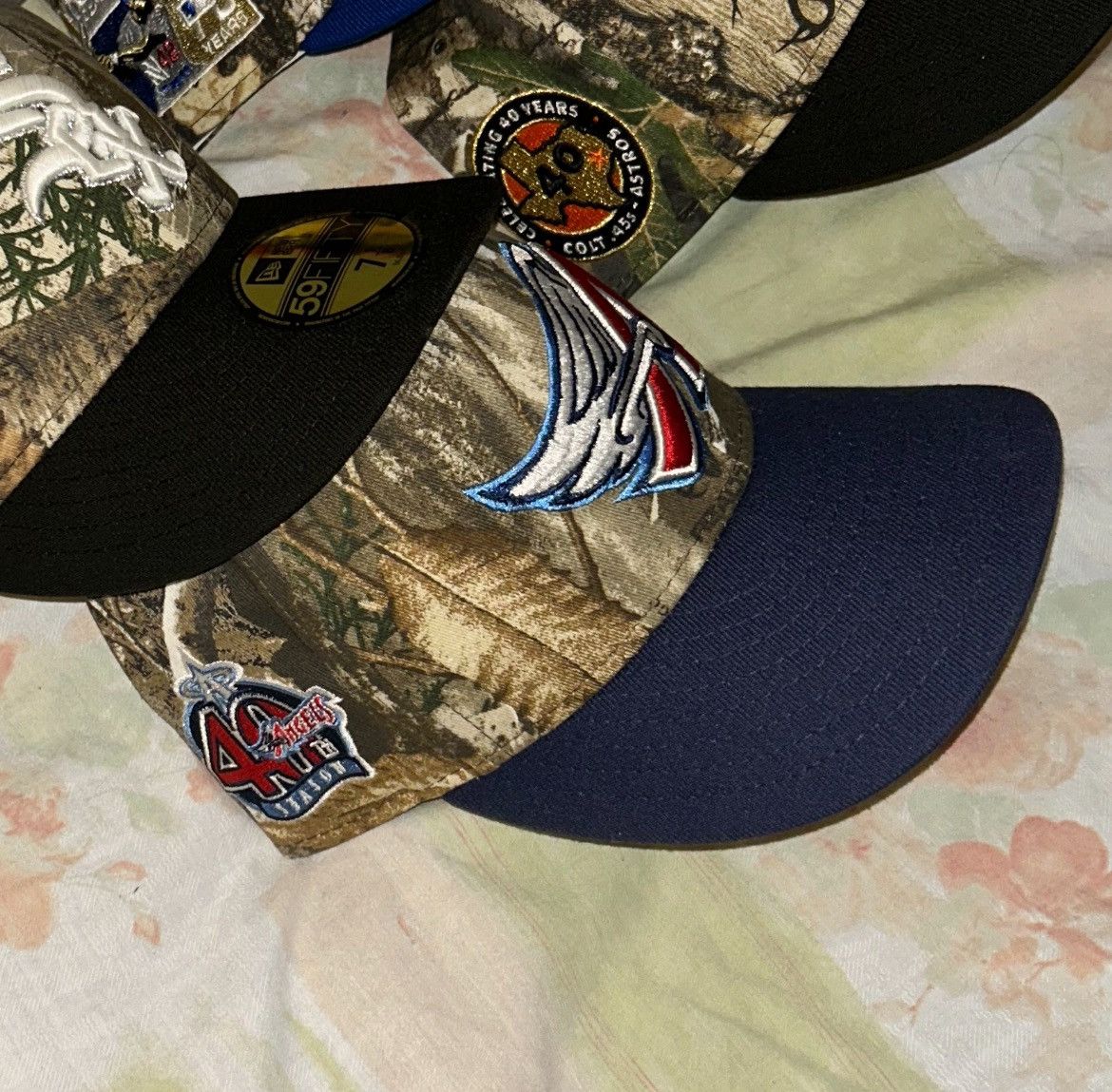 Hat Club × MyFitteds × New Era CROWN MINDED Anaheim Angels Real Tree 7 1/8 Size ONE SIZE - 1 Preview