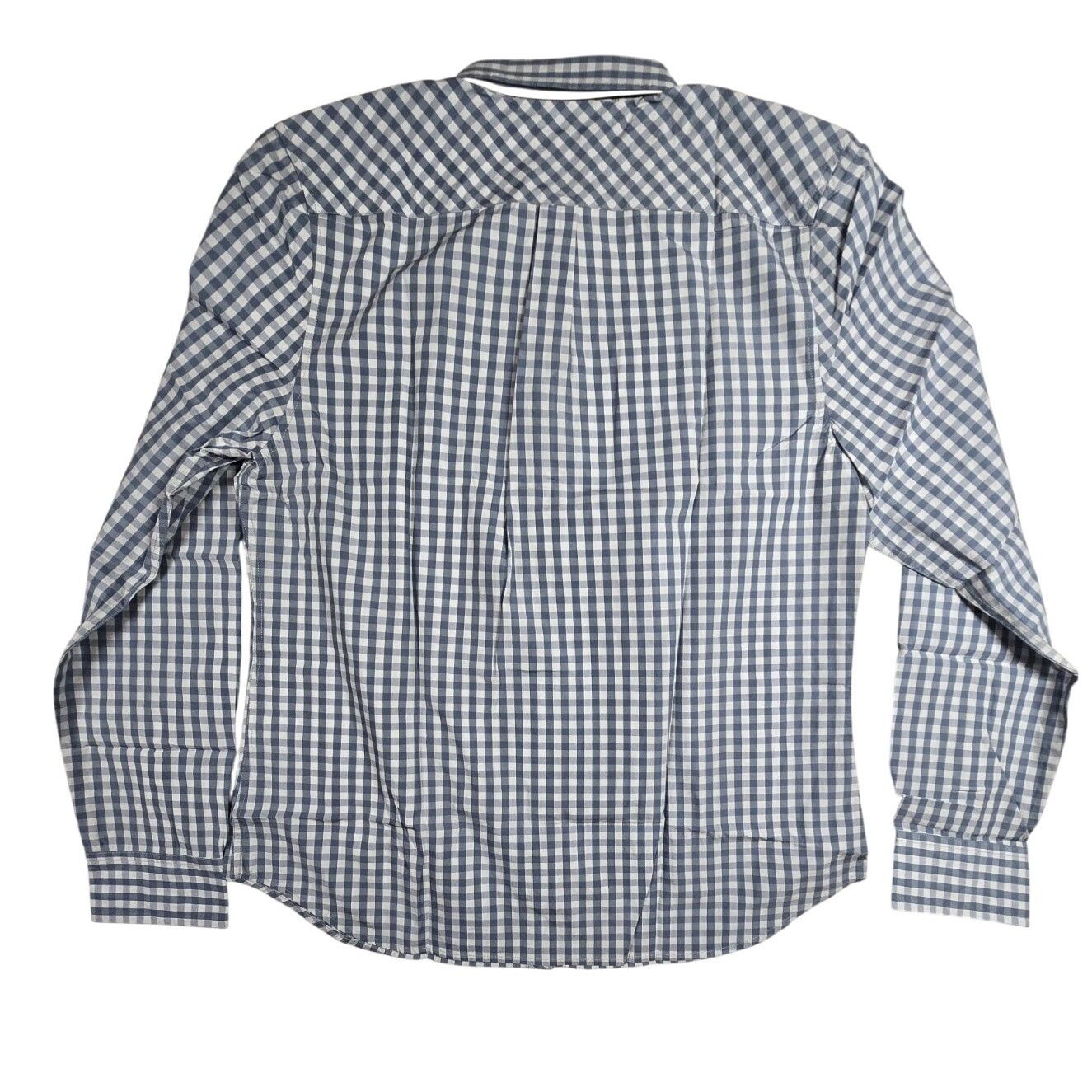 UNTUCKit UNTUCKIT Crispo Gingham Button Up Shirt Blue White S14 Size S / US 4 / IT 40 - 3 Thumbnail