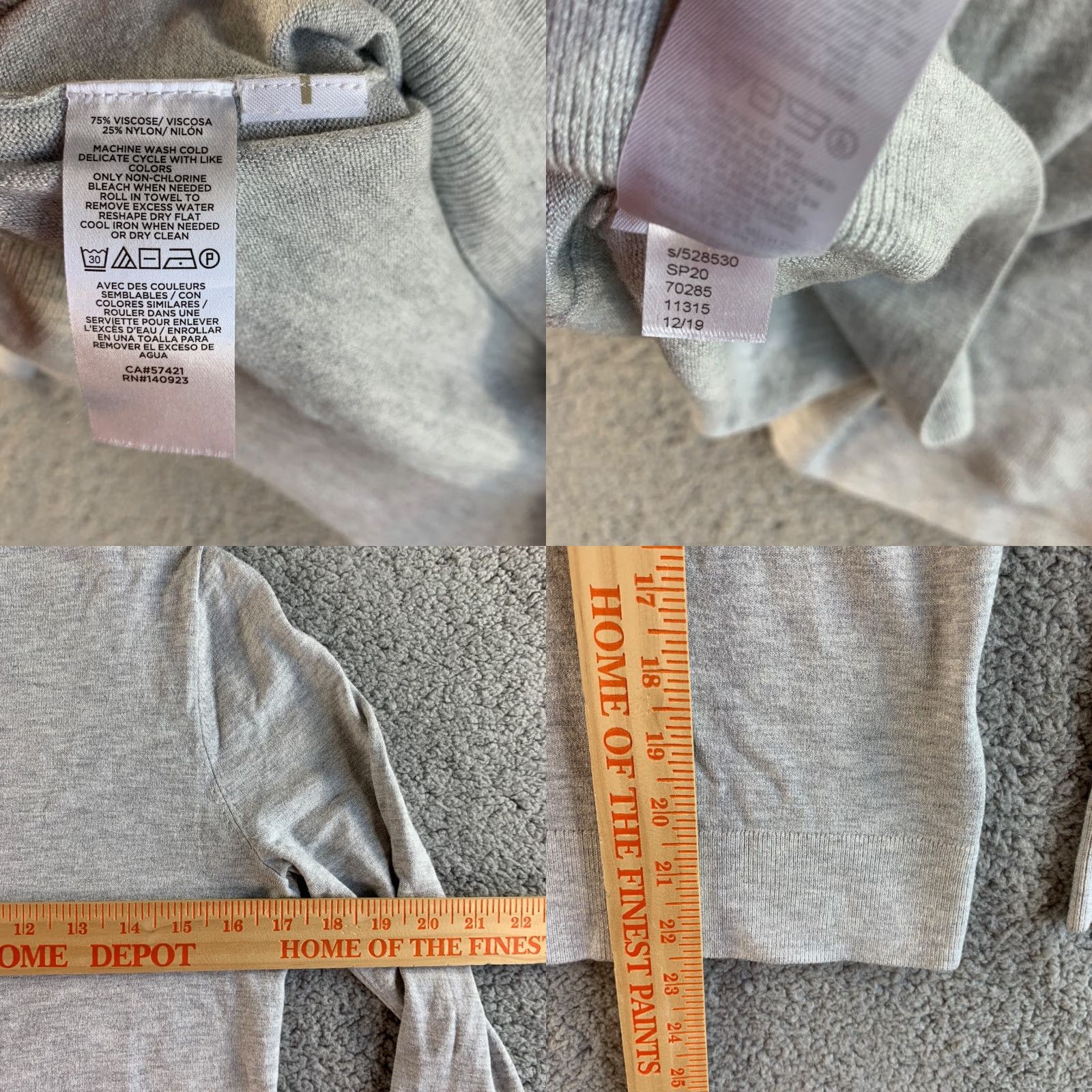 Loft **LOFT Minimalist Neutral Gray Women's Crewneck Long Sleeve Sweater** User: Loft Minimalist Neutral Gray Women's Crewneck Long Sleeve Sweater Size S / US 4 / IT 40 - 8 Thumbnail