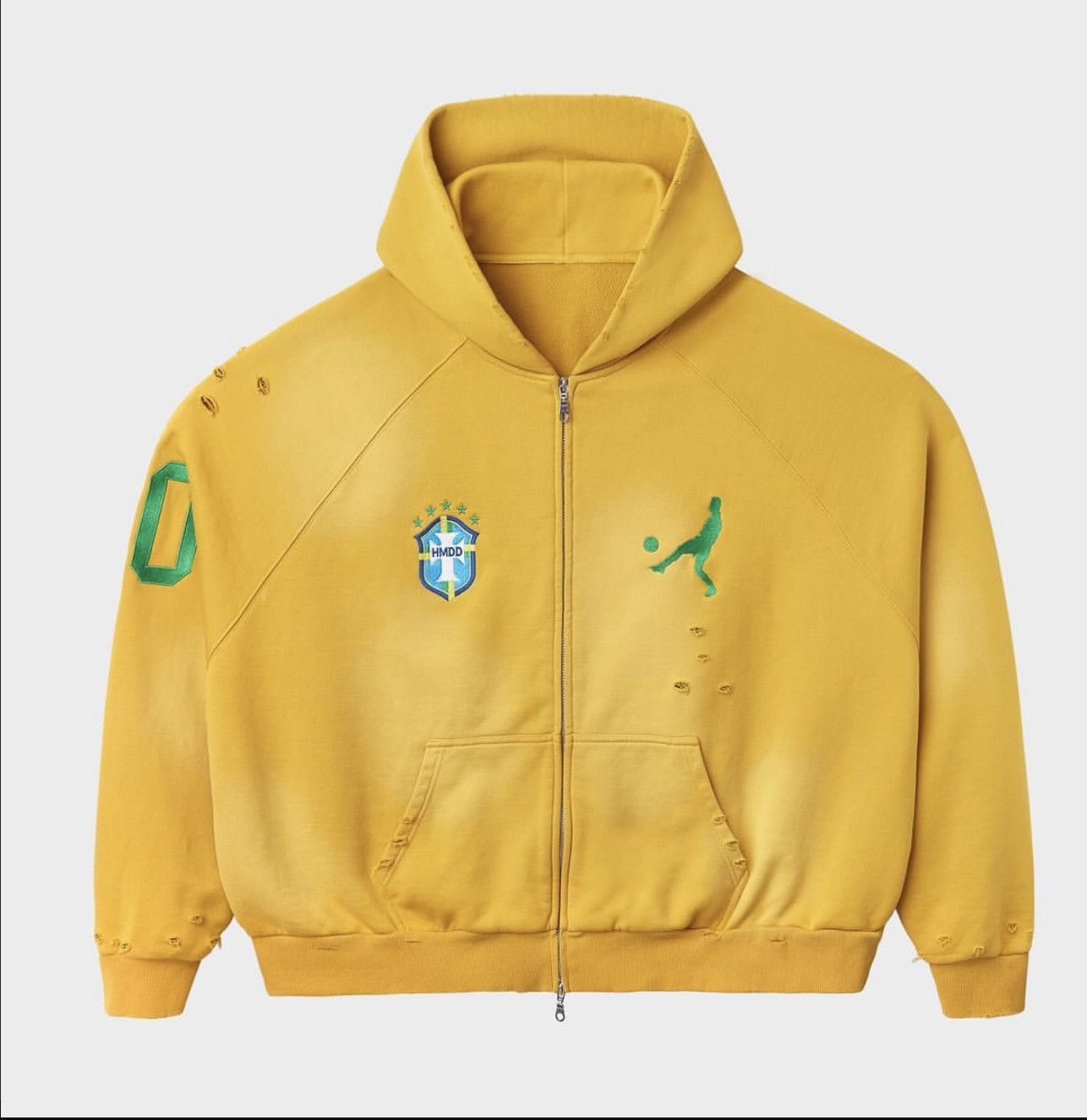 HMDD HMDD Brazil Rio Gold Hoodie Size US L / EU 52-54 / 3 - 2 Thumbnail