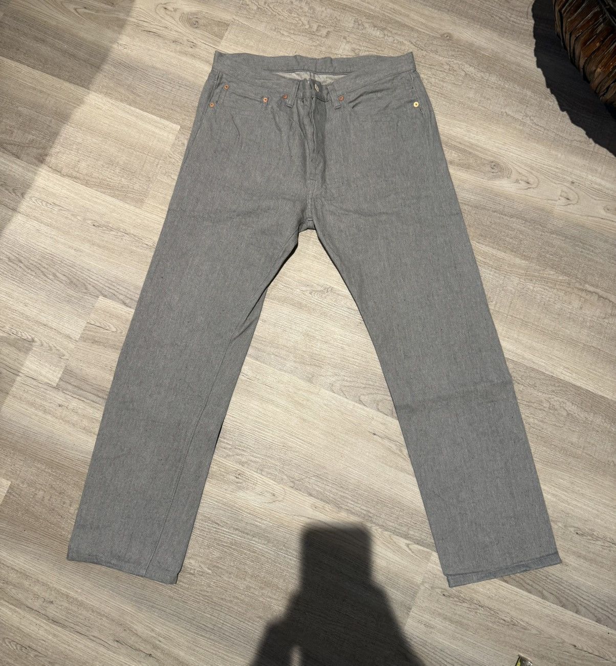 Warehouse Wearhouse Grey Self edge denim Size US 32 / EU 48 - 1 Thumbnail