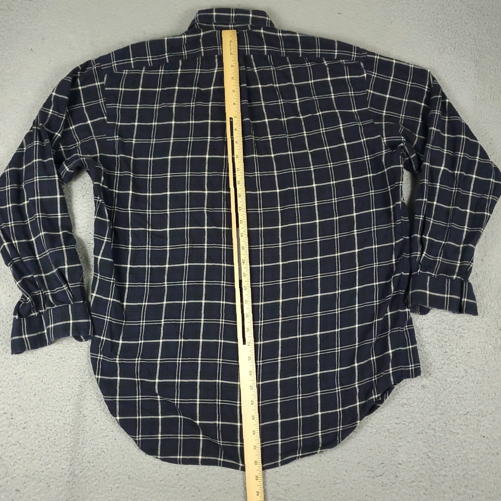 Ralph Lauren Ralph Lauren Shirt Mens Medium Blue Plaid Pony Button Up Long Sleeve Size US M / EU 48-50 / 2 - 4 Thumbnail