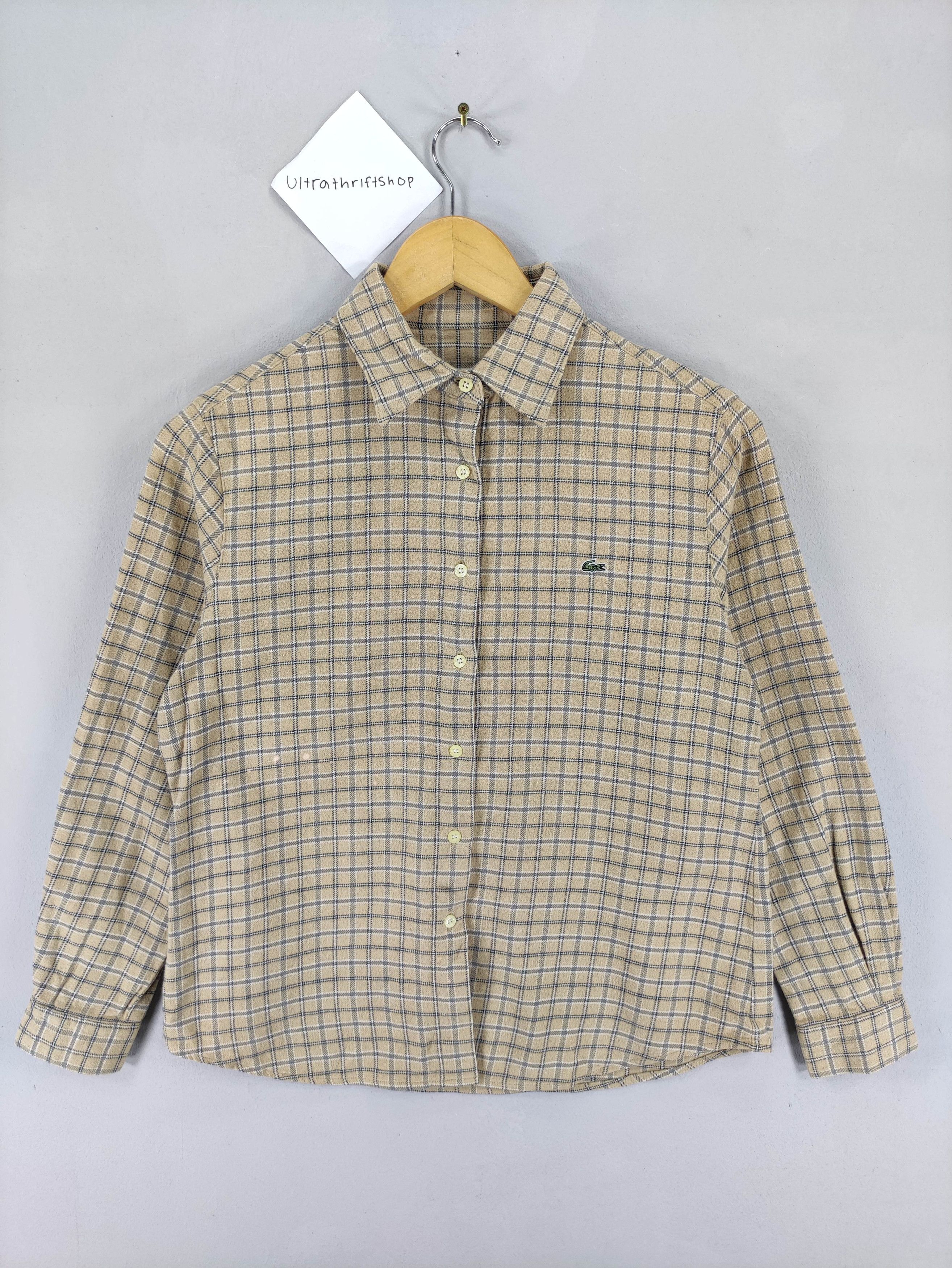 Lacoste Vintage Lacoste Sport Flannel Shirt Button Up Long Sleeve Size S / US 4 / IT 40 - 1 Thumbnail