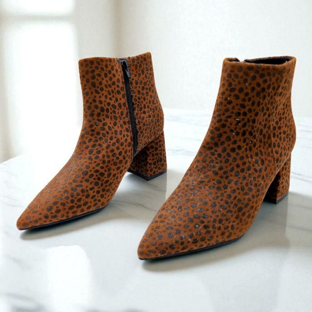 Other Leopard Print Ankle Boots Sz 7 Simply Be WW090 Size US 7 / IT 37 - 1 Thumbnail
