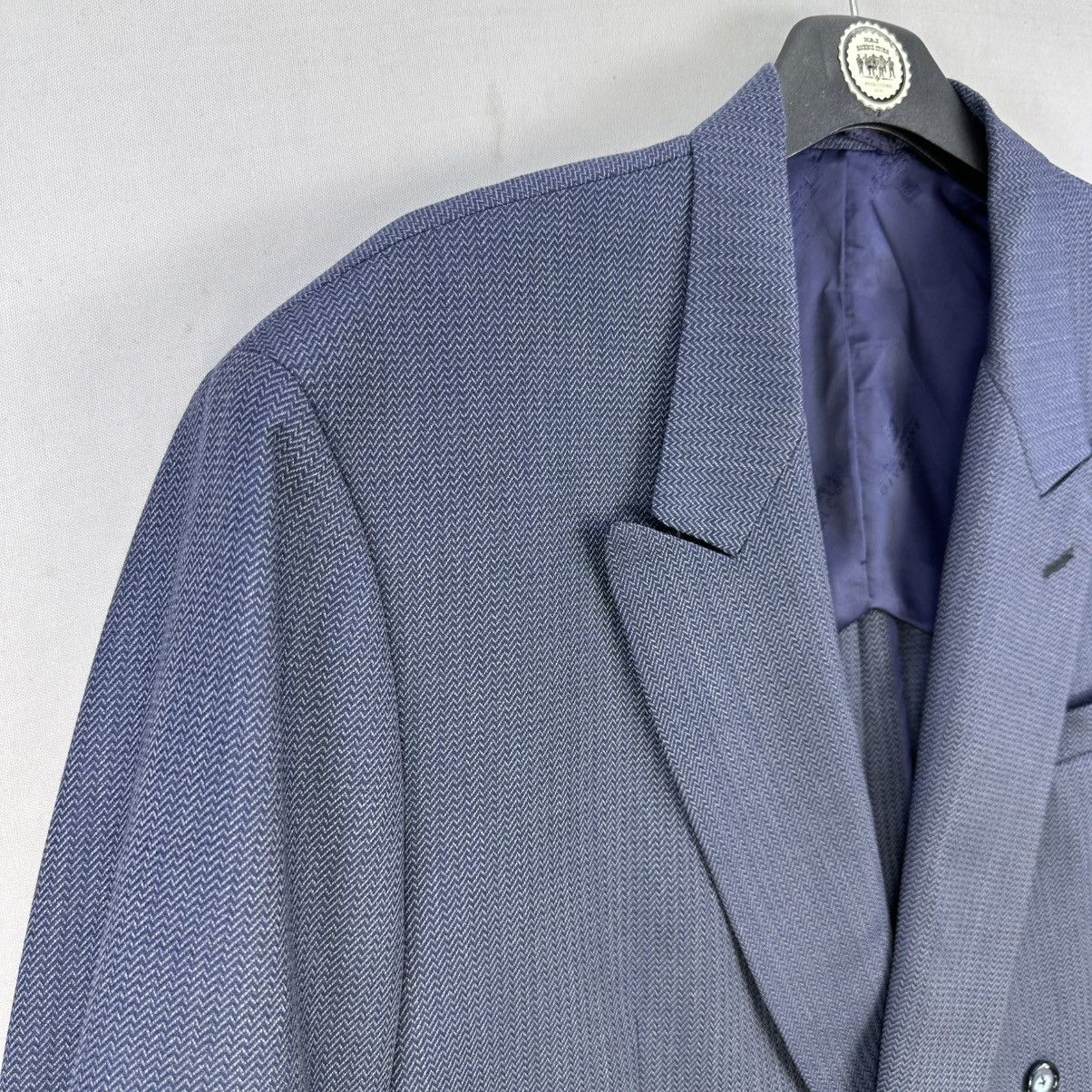 Givenchy Vintage Givenchy Pines Tailor Double Breasted Blazer Coat Size US XL / EU 56 / 4 - 2 Thumbnail