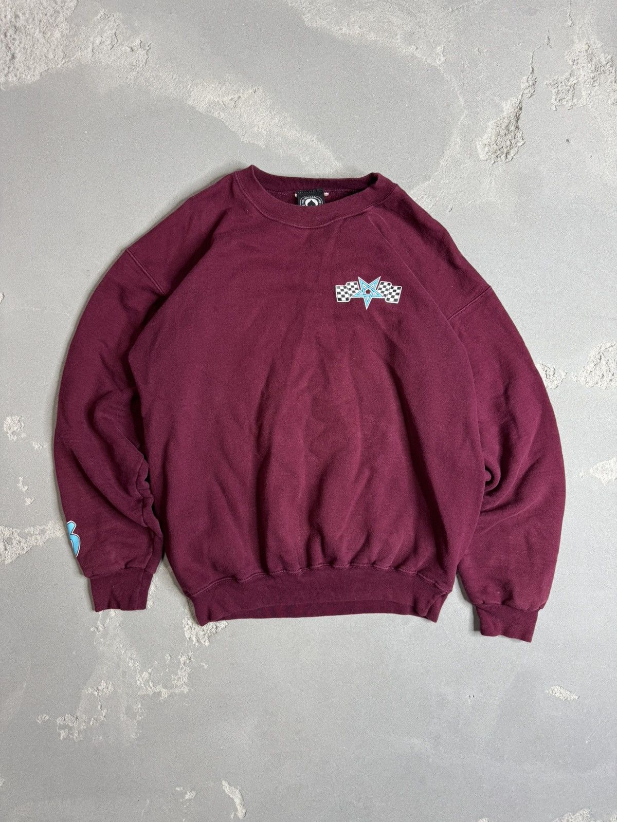 Thrasher × Vintage Thrasher trashed distressed baggy fit skate sweatshirt Size US M / EU 48-50 / 2 - 3 Thumbnail