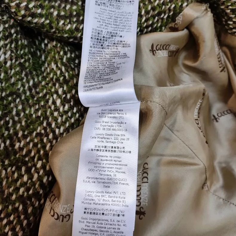 Gucci Gucci Size 10 Cotton wool blended coat 2503-Nextarrow Size US XS / EU 42 / 0 - 6 Thumbnail