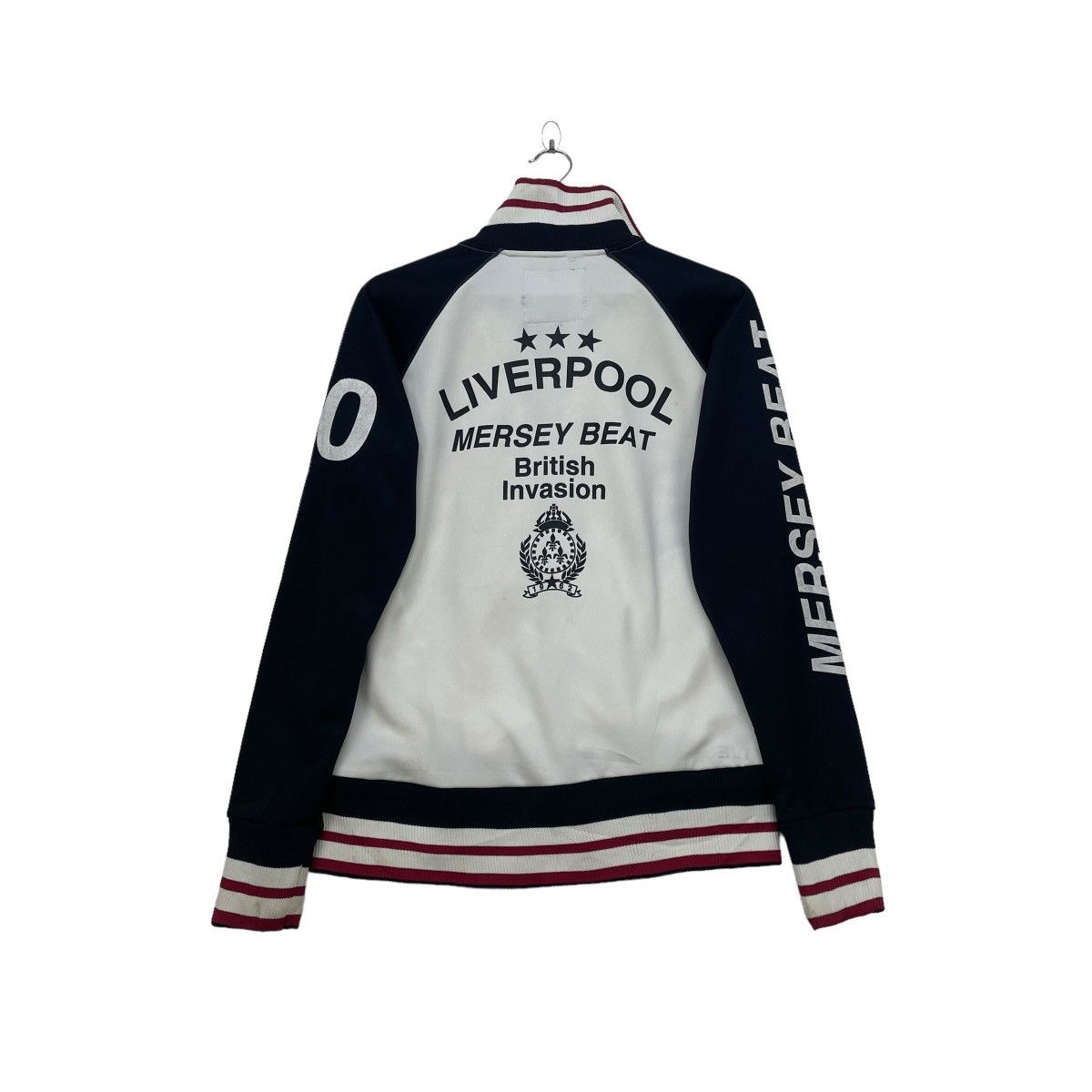 Vintage Liverpool Sound Mersey Beat Raglan Tracktop Jacket Size US M / EU 48-50 / 2 - 2 Thumbnail