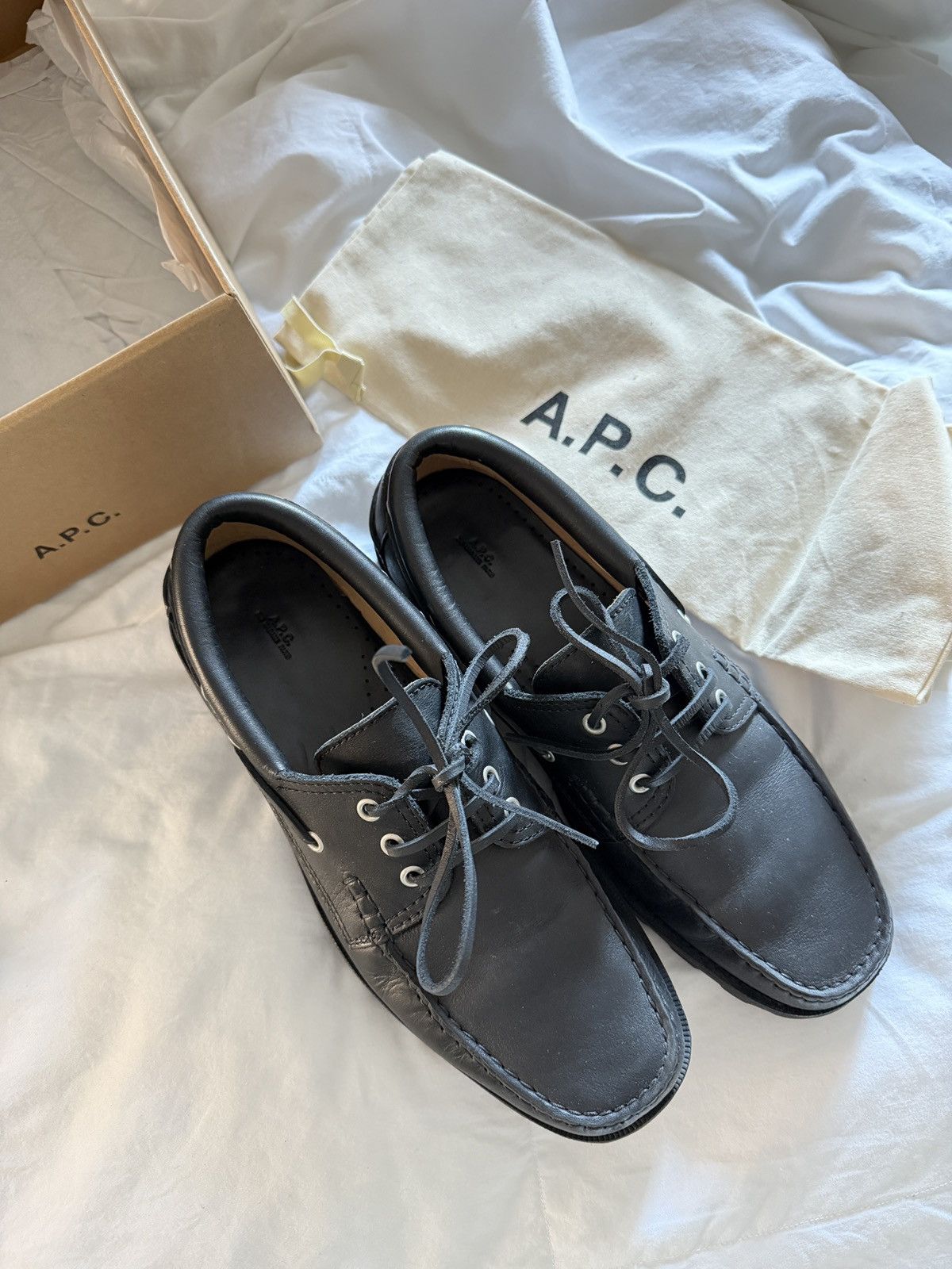 A.P.C. A.P.C. Augustin Derby Shoe Our Legacy boat deck moc Size US 9 / EU 42 - 5 Thumbnail