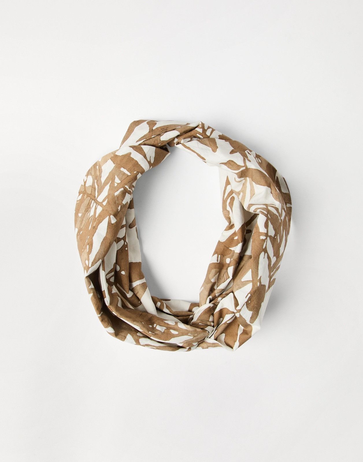 Brunello Cucinelli o1la1rc1a0326 Size: OS / Headband in White/Brown Size ONE SIZE - 1 Thumbnail