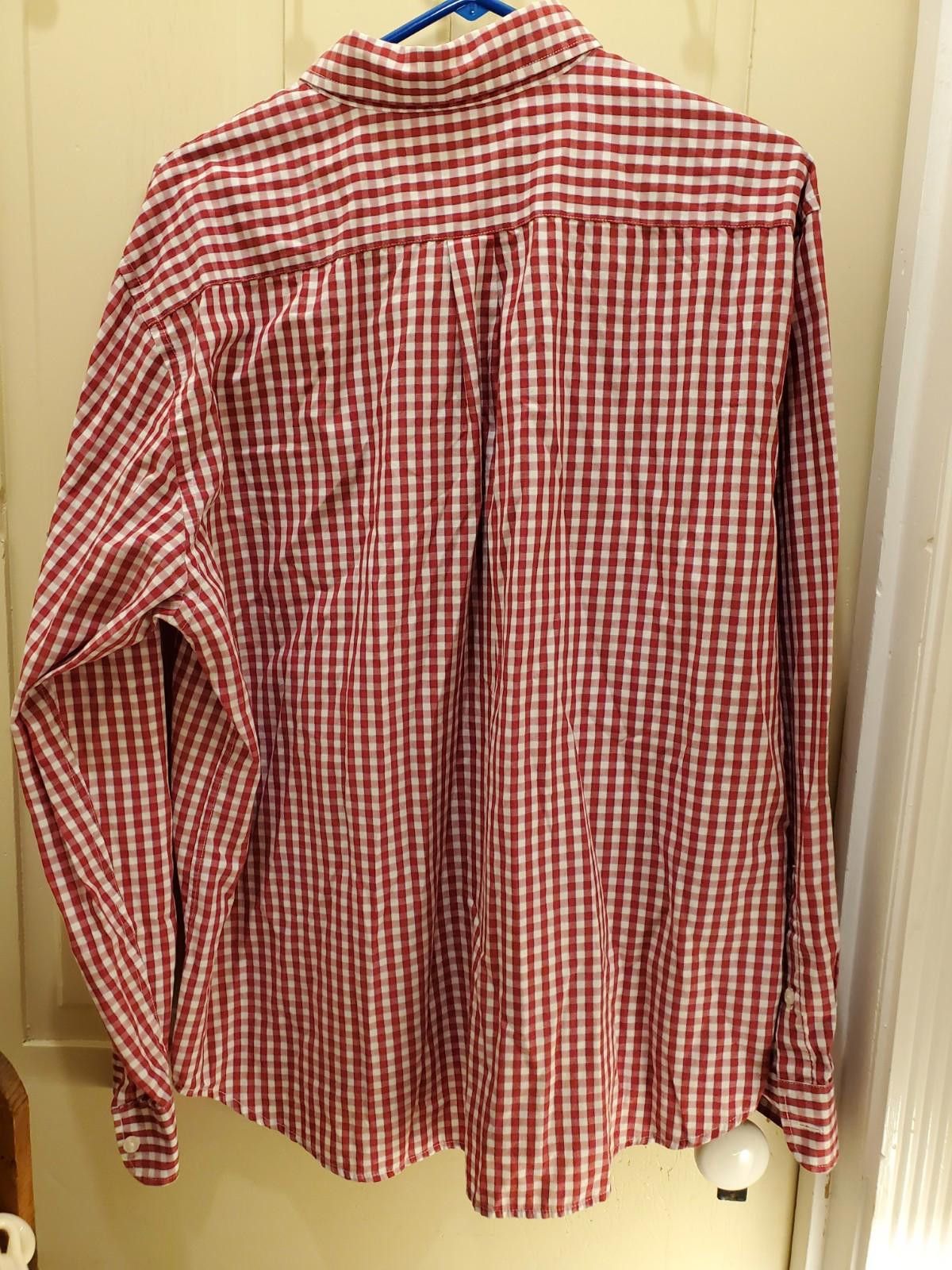 Dockers Dockers Shirt Mens XL Red Checked Long Sleeve Button Down Size US XL / EU 56 / 4 - 7 Thumbnail