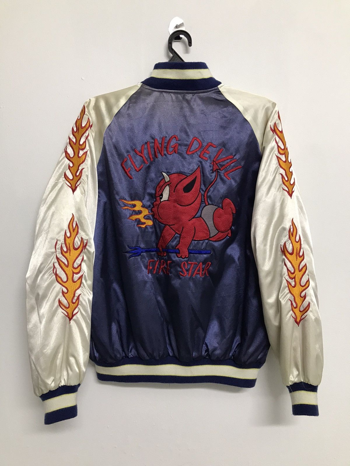 Tedman Vintage Sukajan Souvenir Bomber Jacket Flying Devil Tedman Size US L / EU 52-54 / 3 - 2 Thumbnail