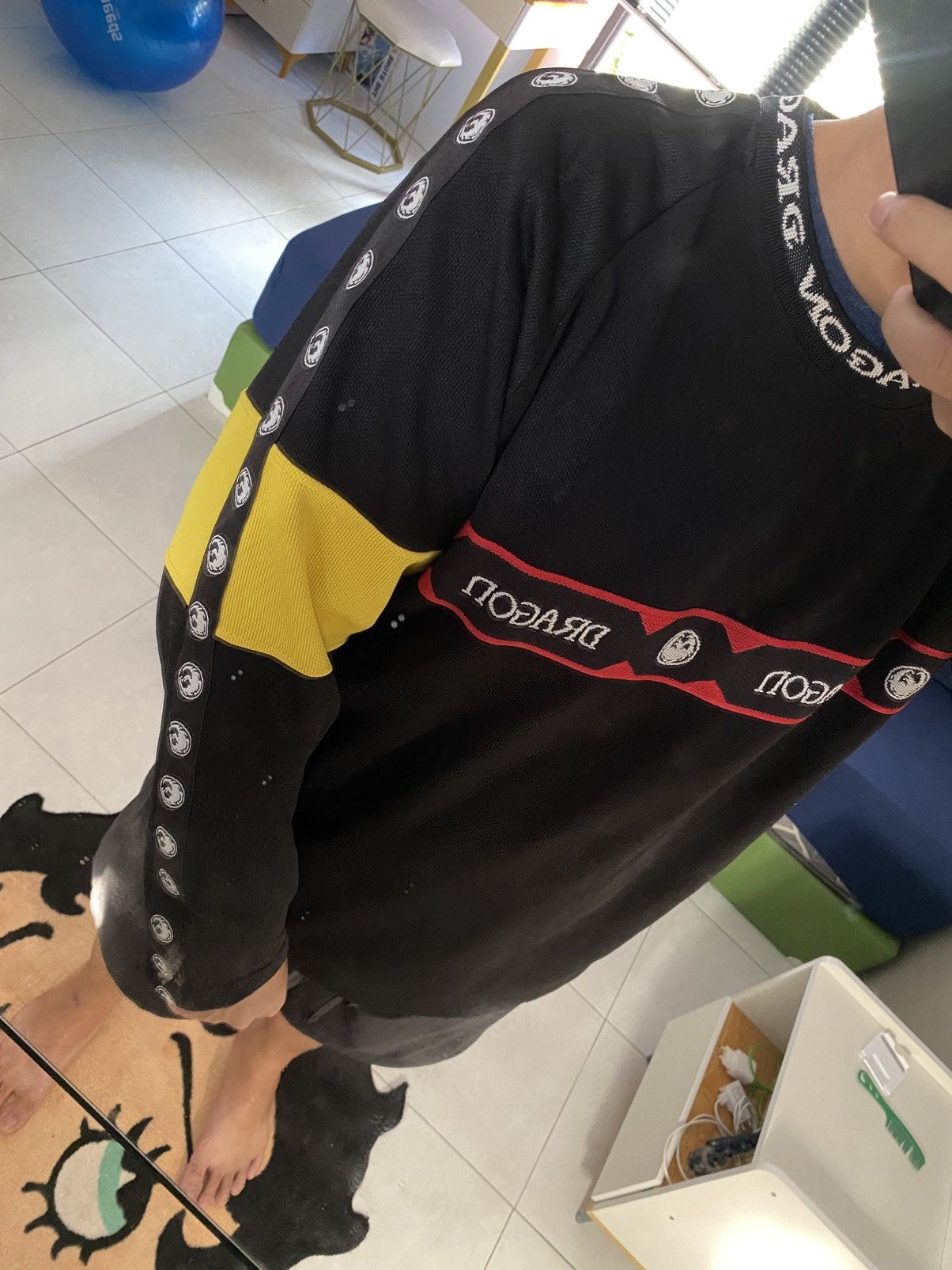 Vintage Vintage Dragon Skateboard Big Logo Jersey Size US L / EU 52-54 / 3 - 9 Thumbnail