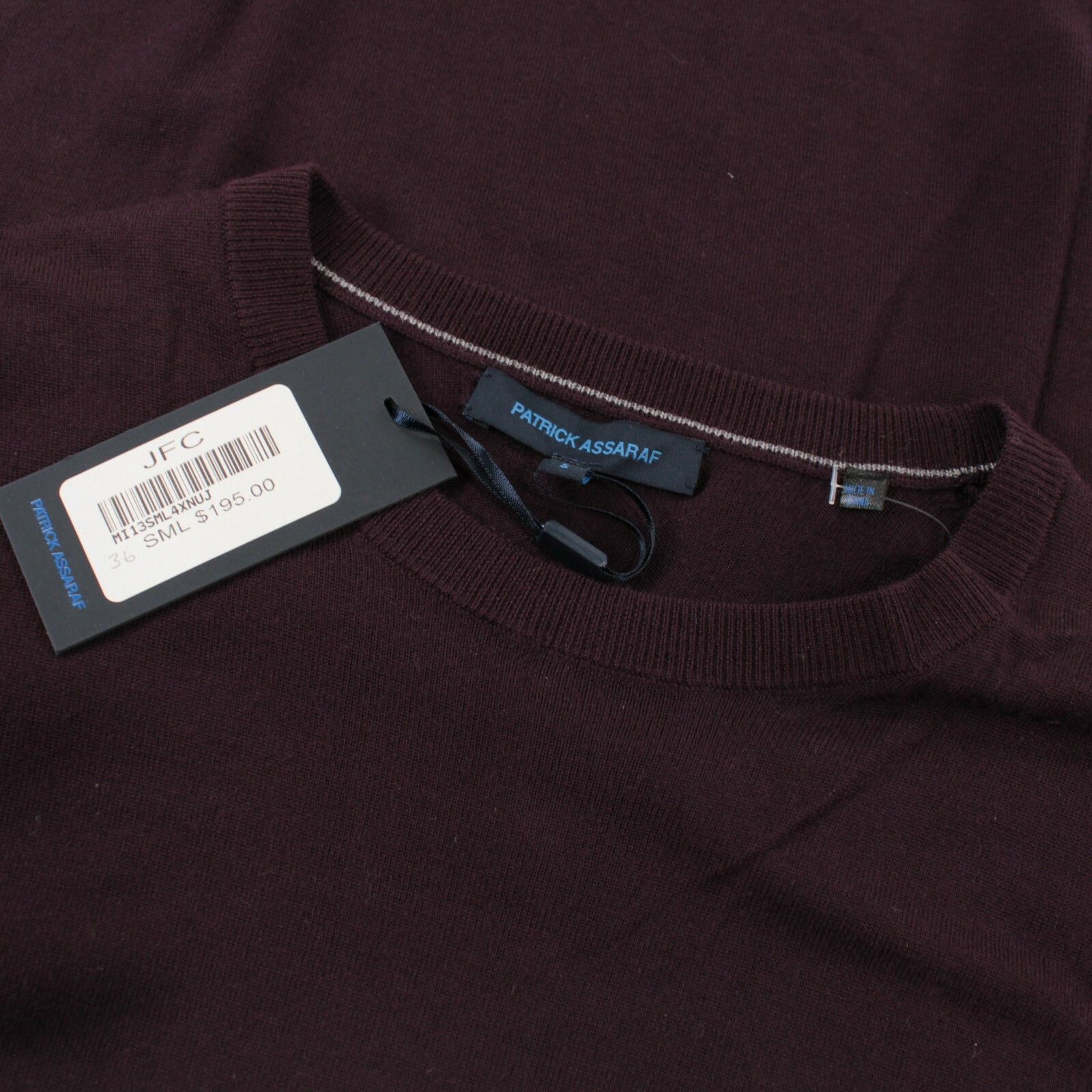 PATRICK ASSARAF Patrick Assaraf Sweater Size US S in Purple Size US S / EU 44-46 / 1 - 1 Thumbnail