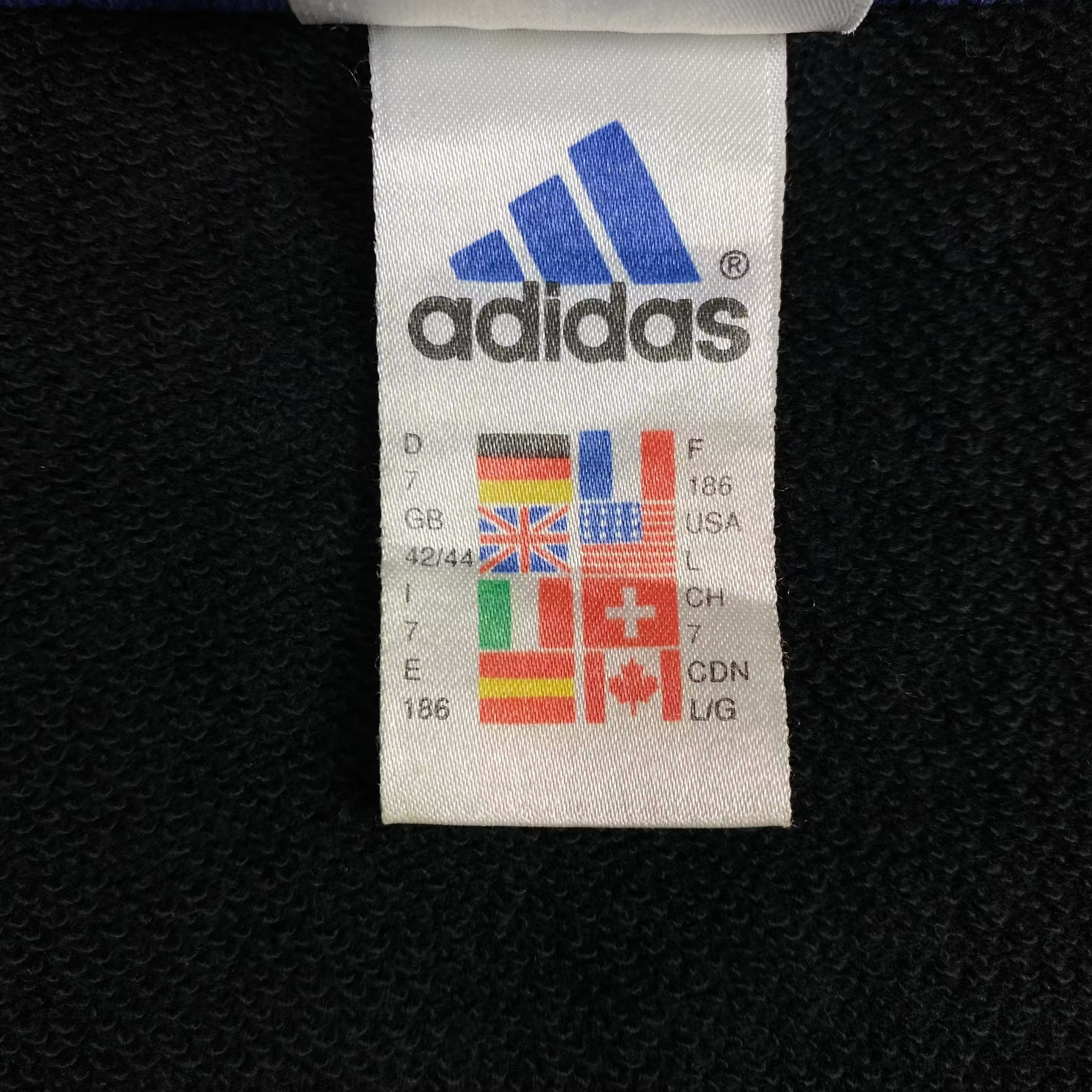 Adidas × Vintage Men’s Sweatshirt 1/3 Zip Adidas Vintage Size L Size US L / EU 52-54 / 3 - 6 Thumbnail