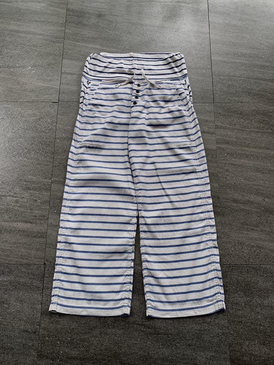 Kapital FREE TAX! Wideleg Striped Easy Pants Size US 30 / EU 46 - 1 Thumbnail