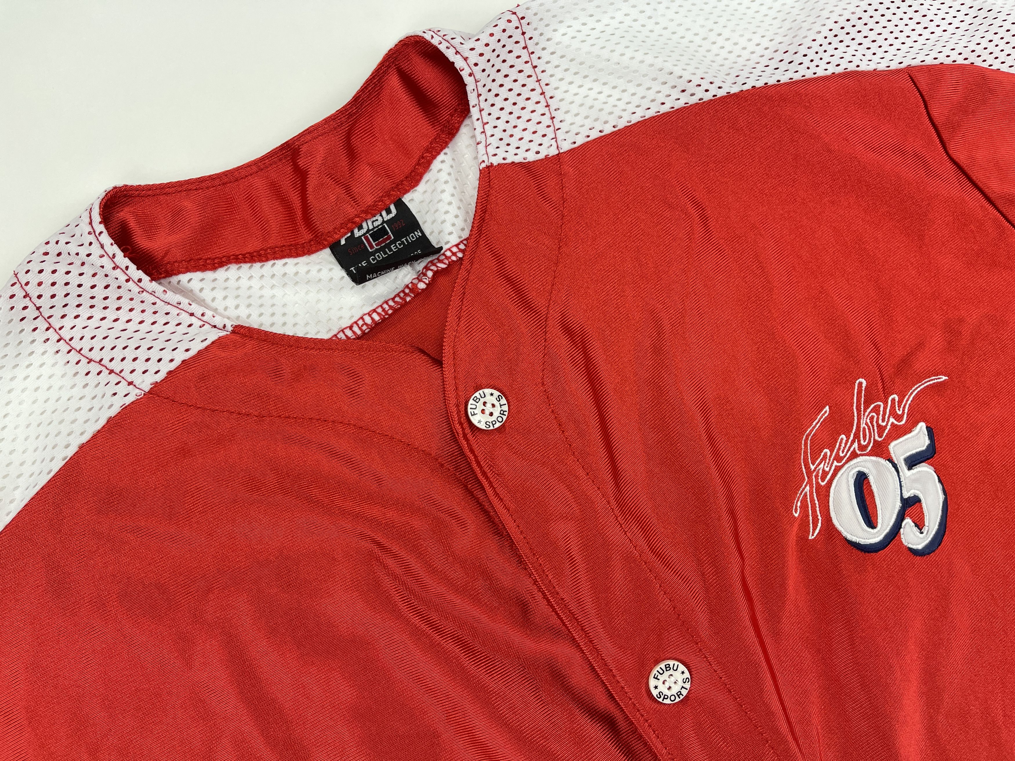 Fubu FUBU jersey, red, vintage hip hop t-shirt, 90s hip hop L Size US L / EU 52-54 / 3 - 10 Thumbnail