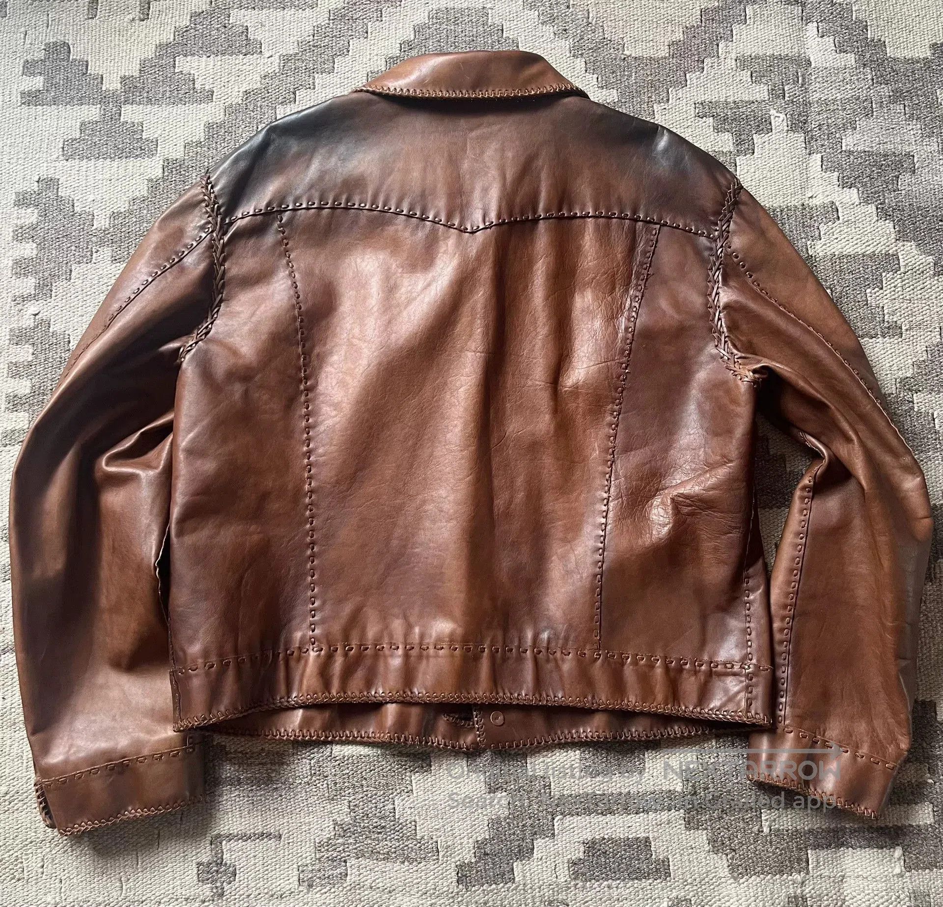 Ralph Lauren Purple Label Ralph Lauren Purple Label Western Leather Jacket. Size US L / EU 52-54 / 3 - 6 Thumbnail